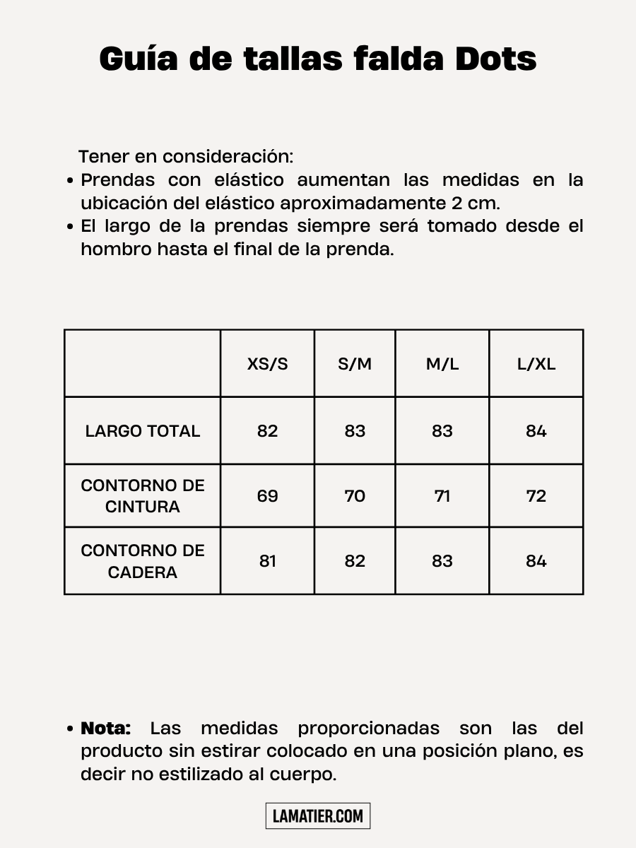 Falda Dots Blanco