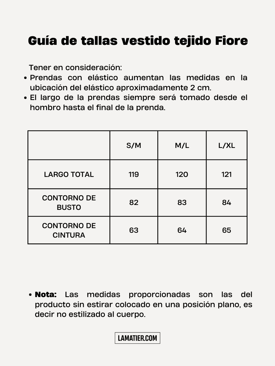 Vestido Tejido Fiore Hueso