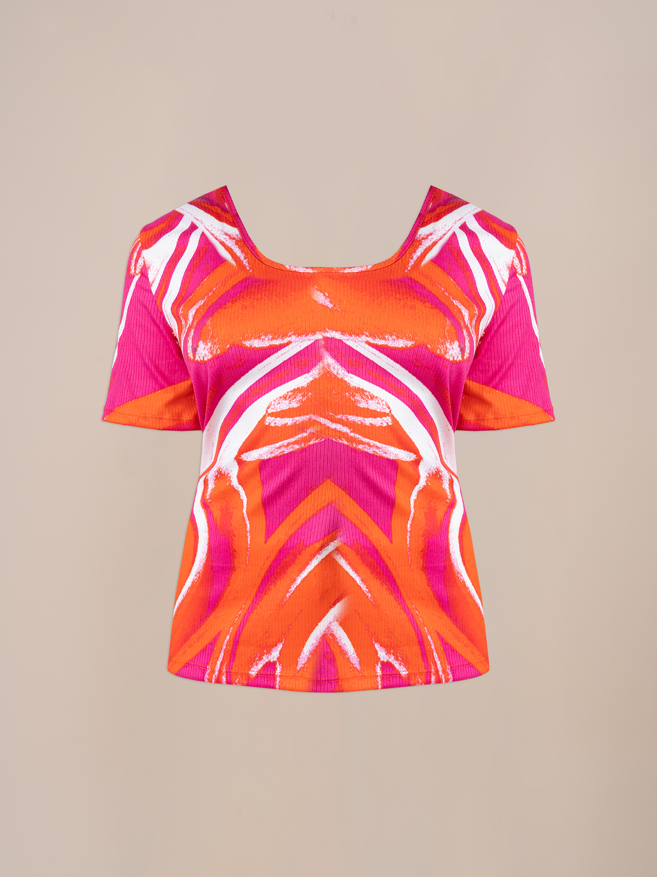 Polo Michi Estampado Fucsia