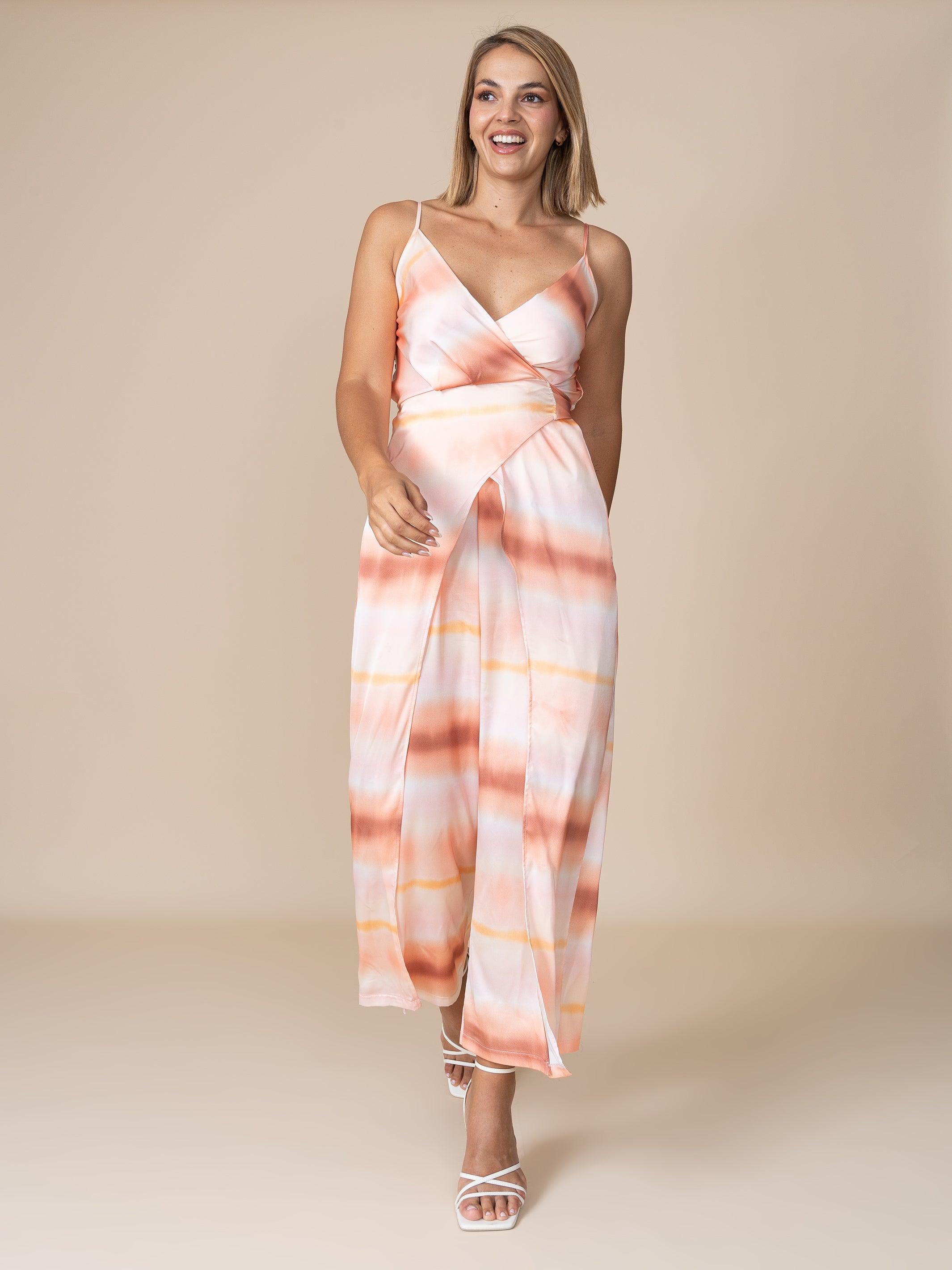 Enterizo Axel Estampado Naranja