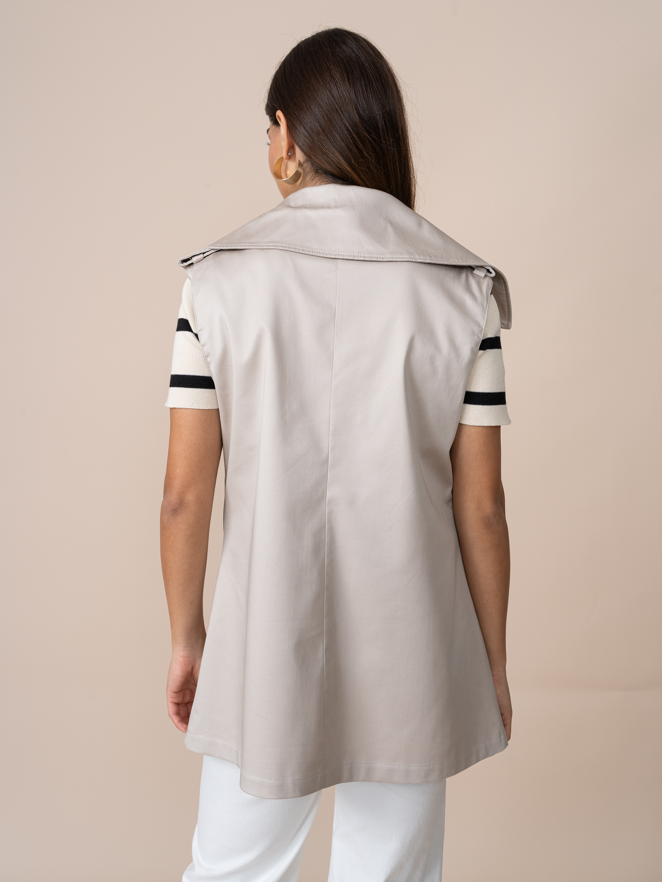Chaleco Trench Beige