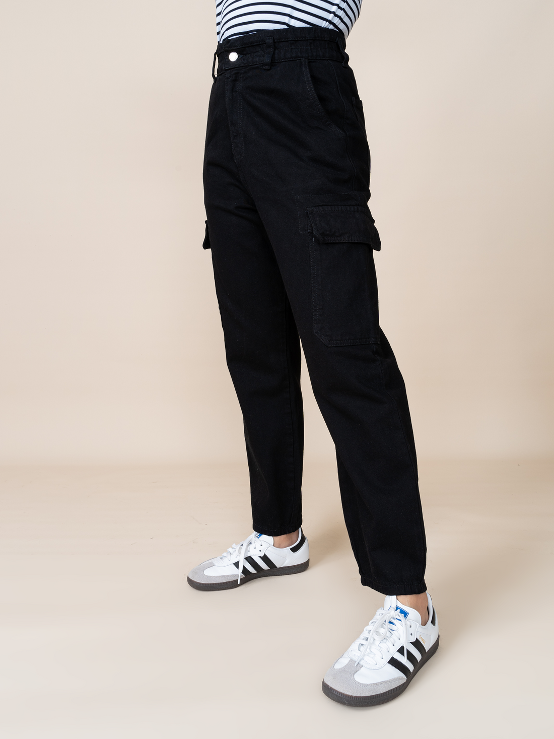 Jean Cargo Negro LM