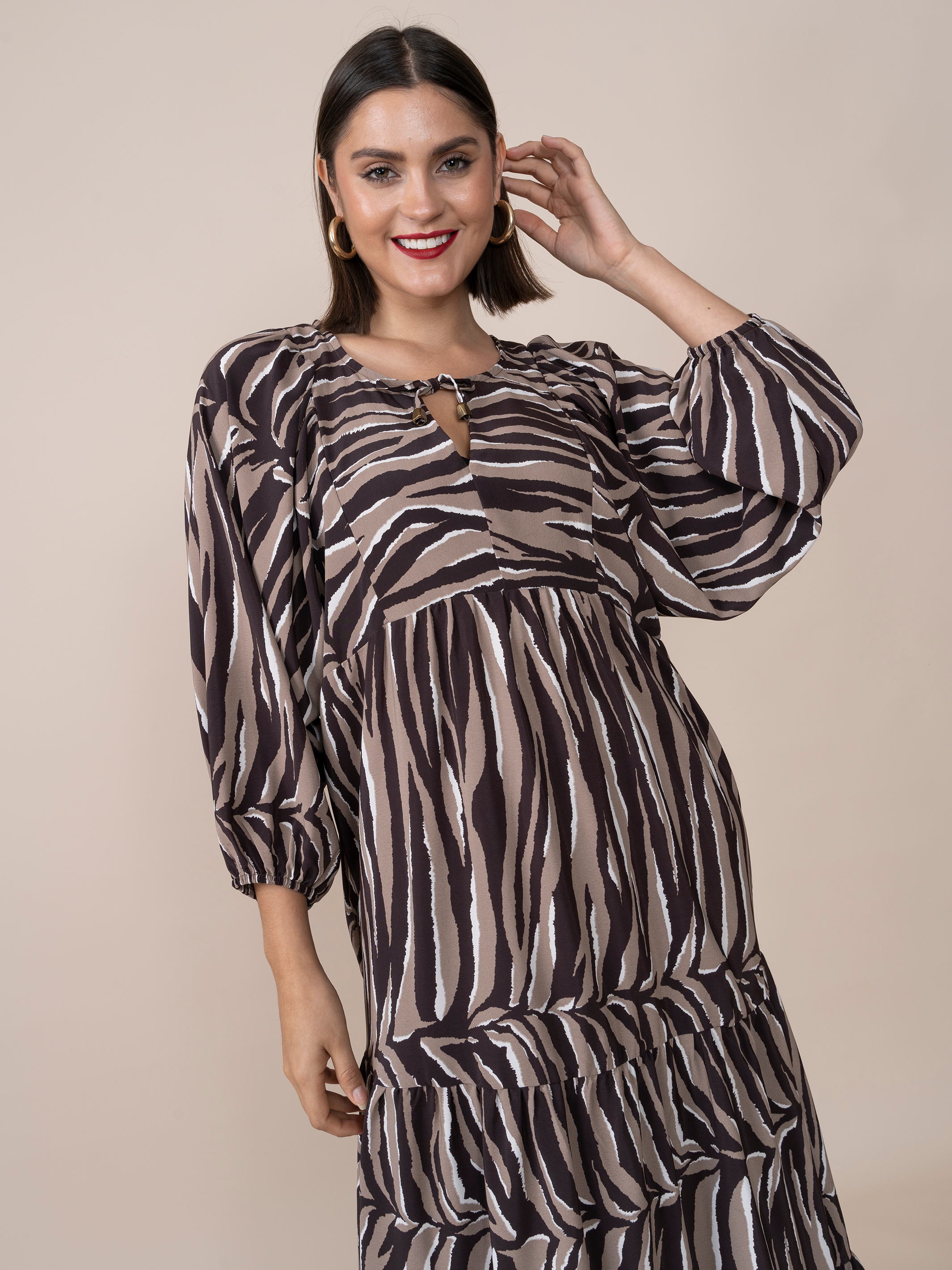 Vestido Lupe Marron