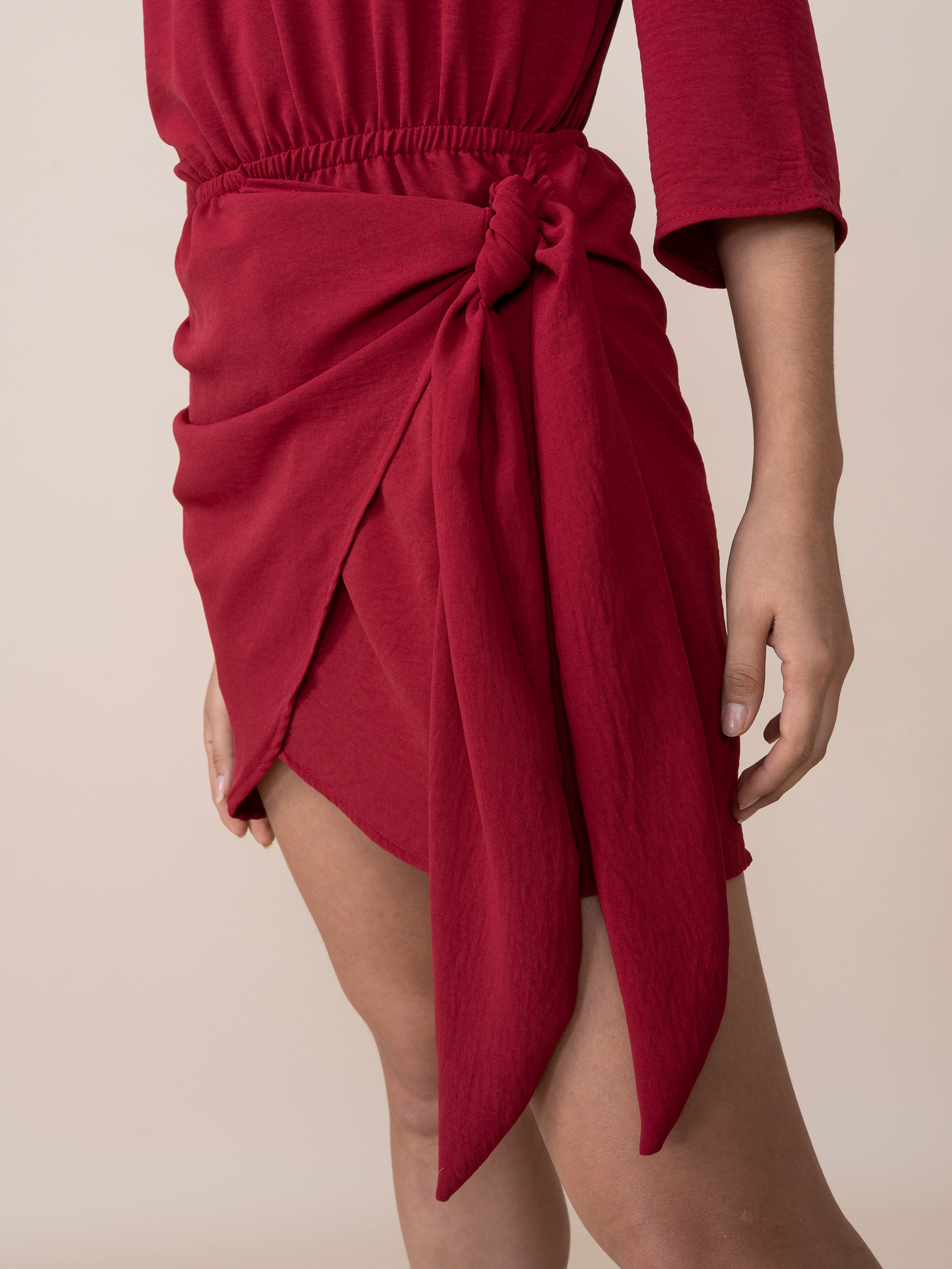 Vestido Flavia Guinda