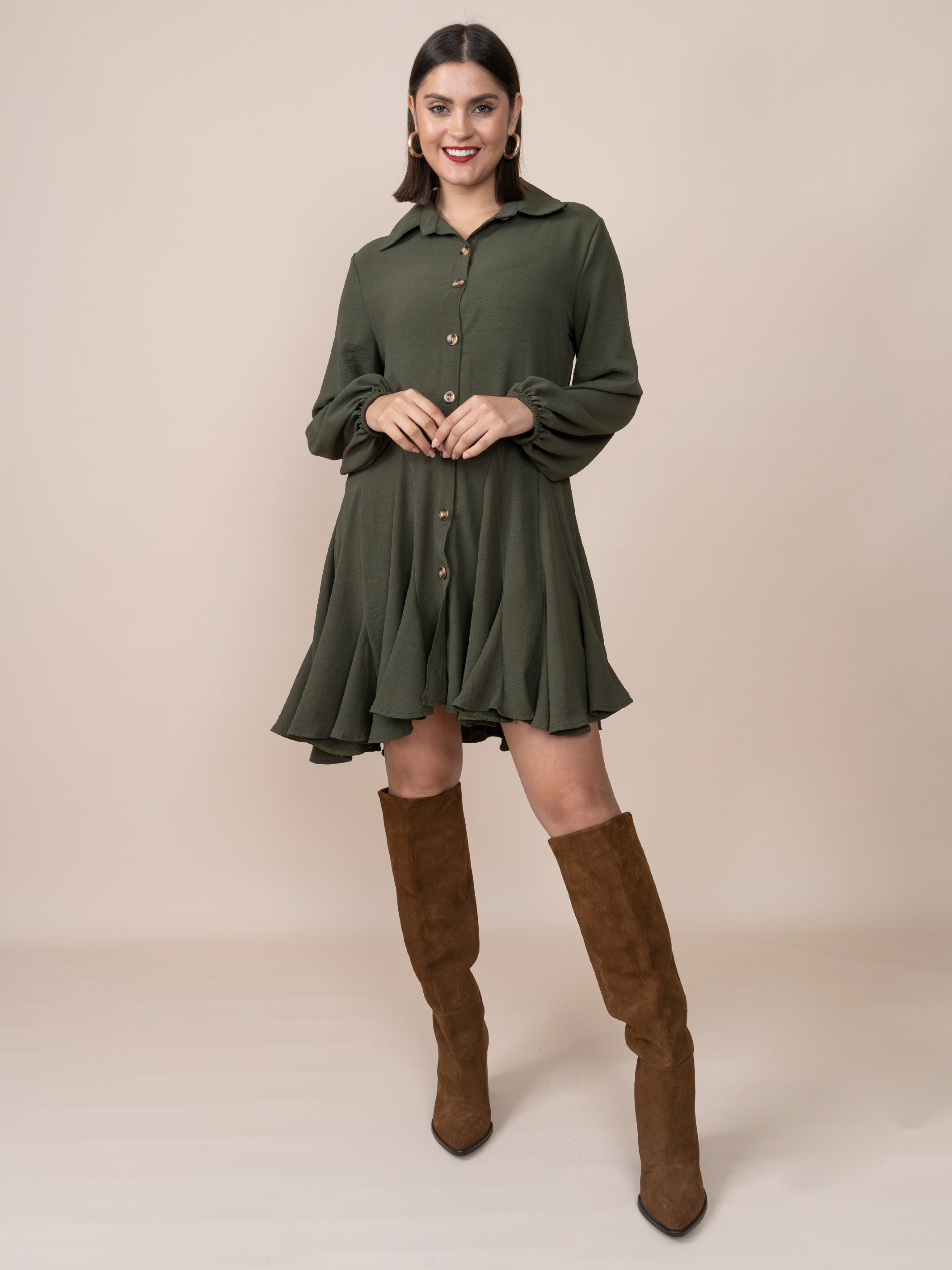 Vestido Aura Verde