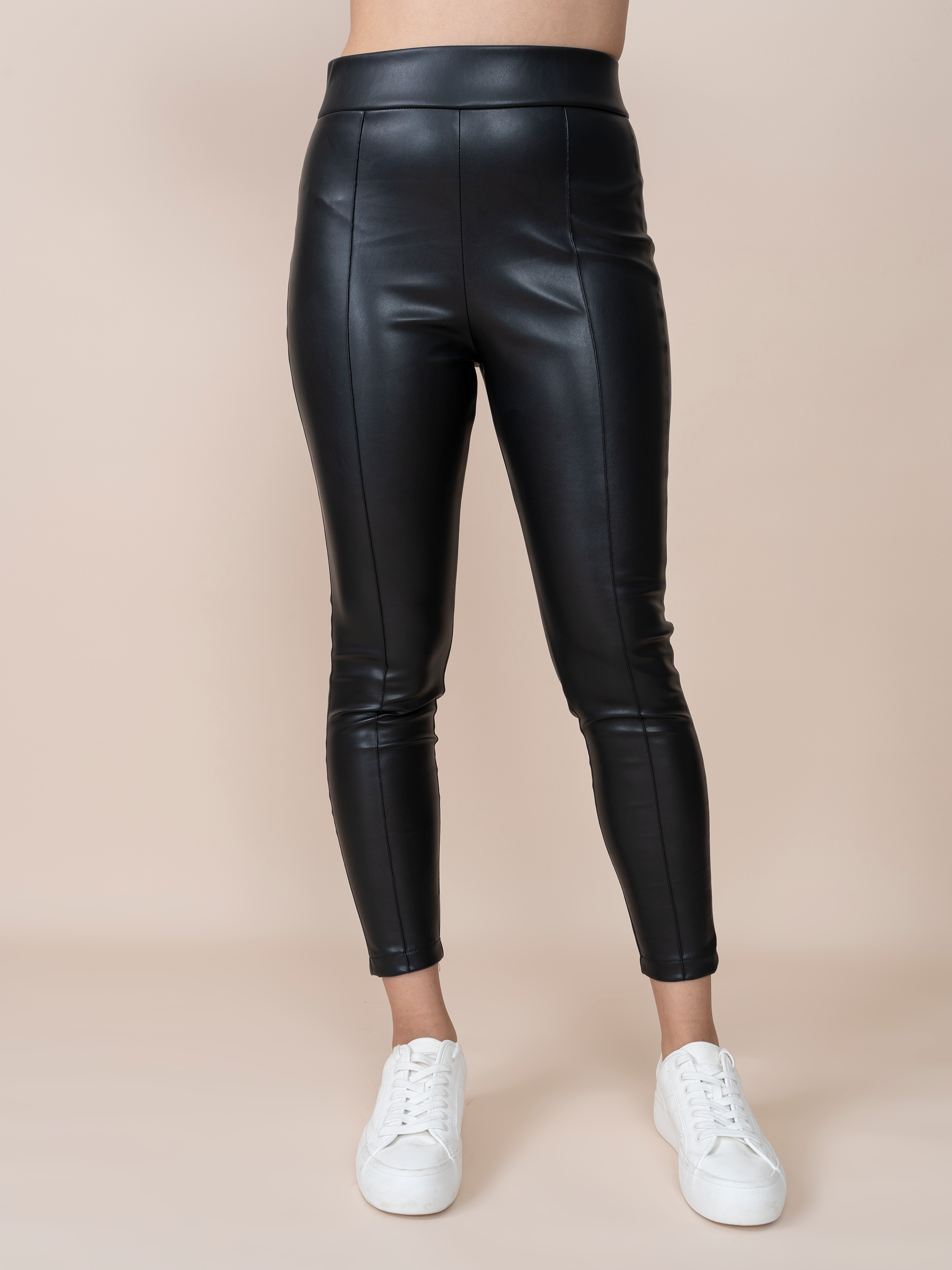 Leatherette Leggings Xime Black
