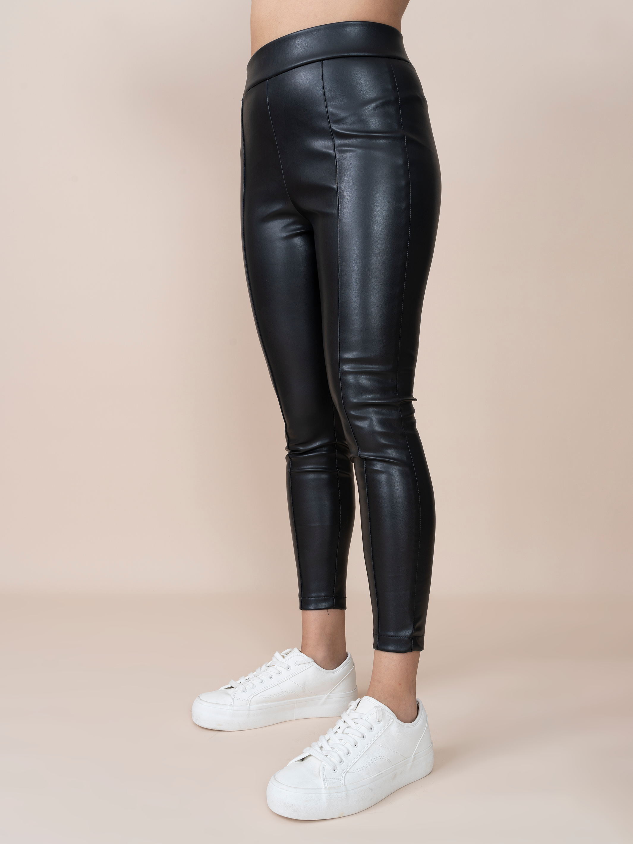 Leatherette Leggings Xime Black