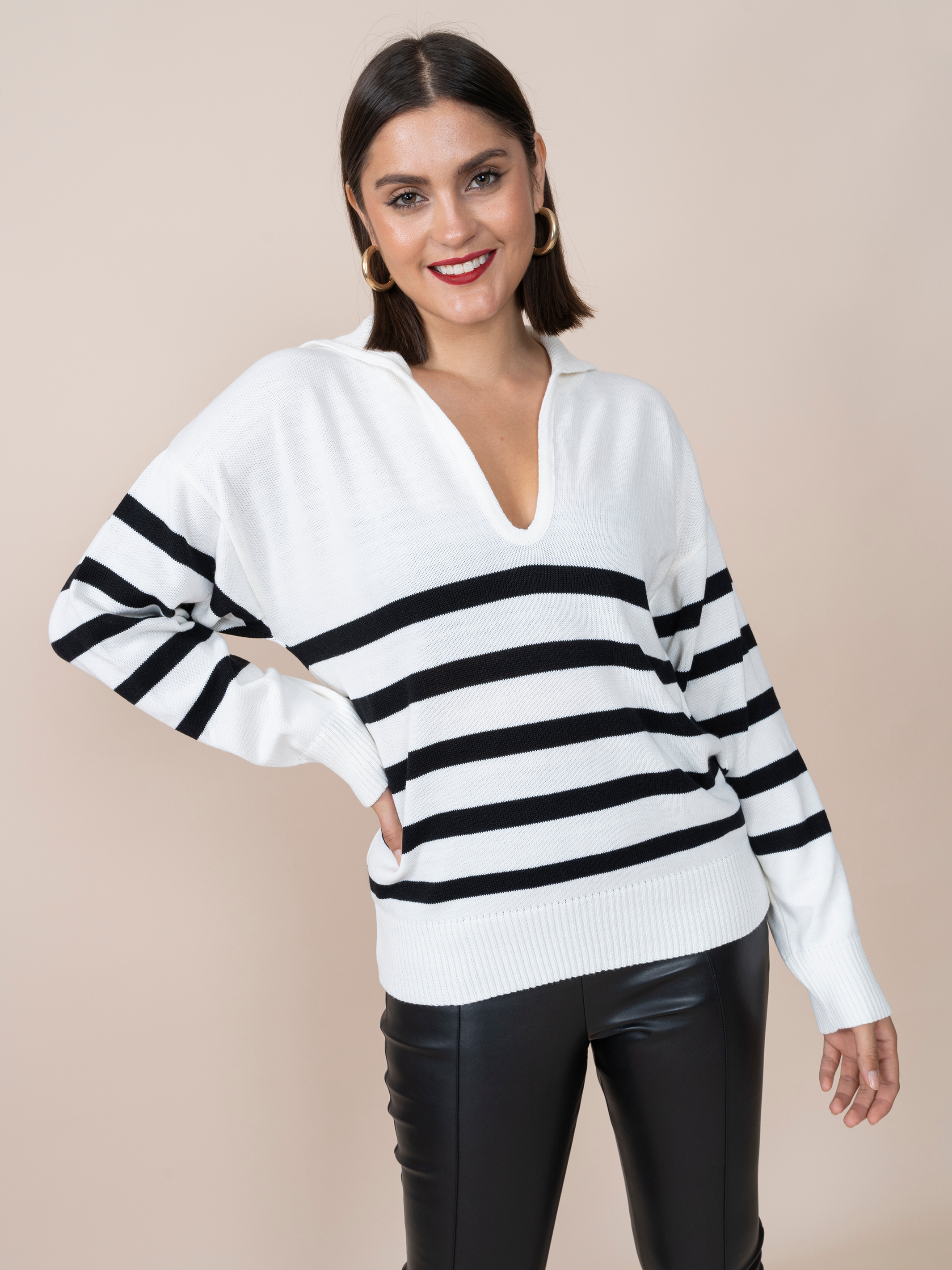 Black Paula Knitted Sweater