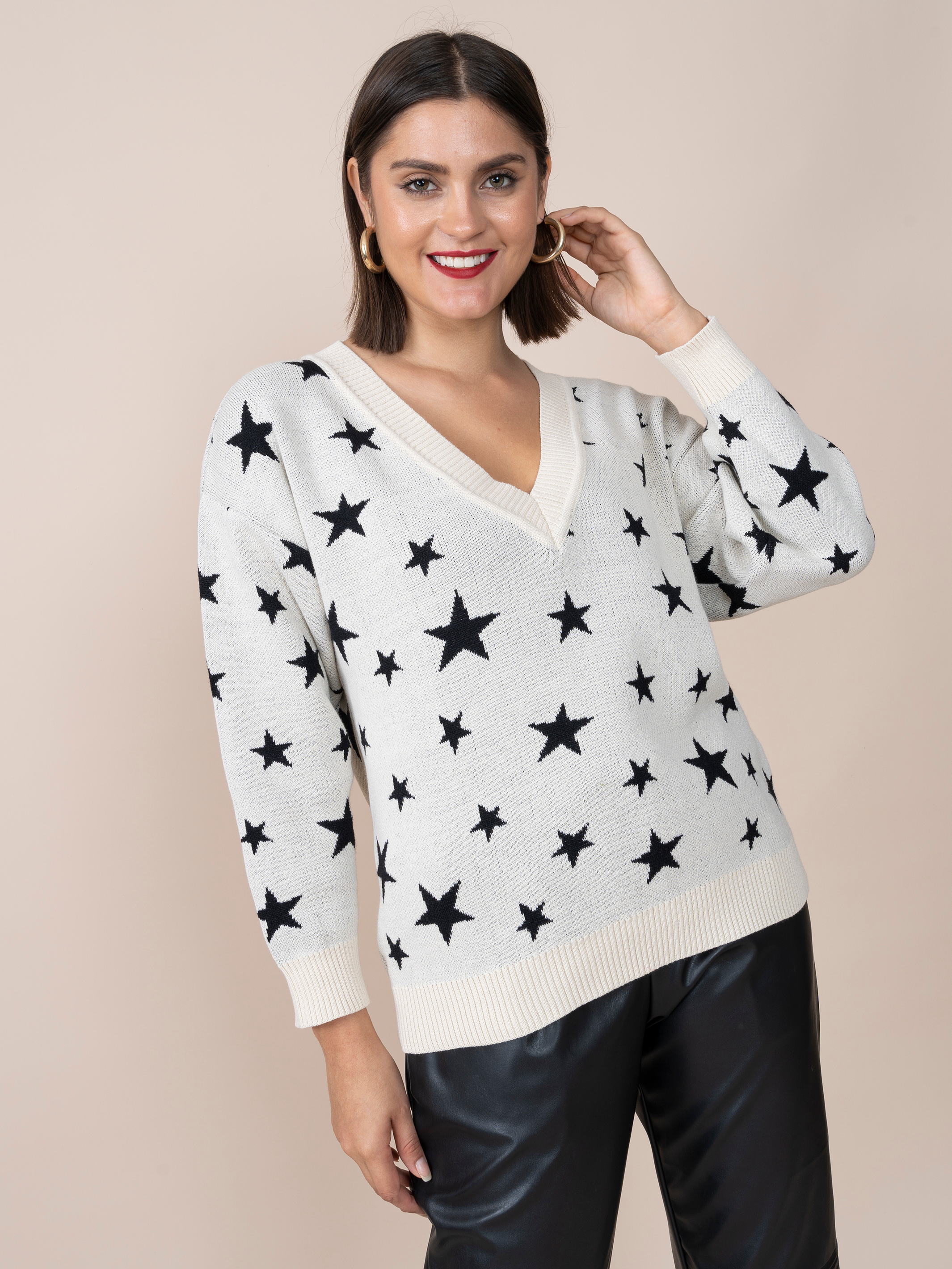 Lead Star Woven Sweater