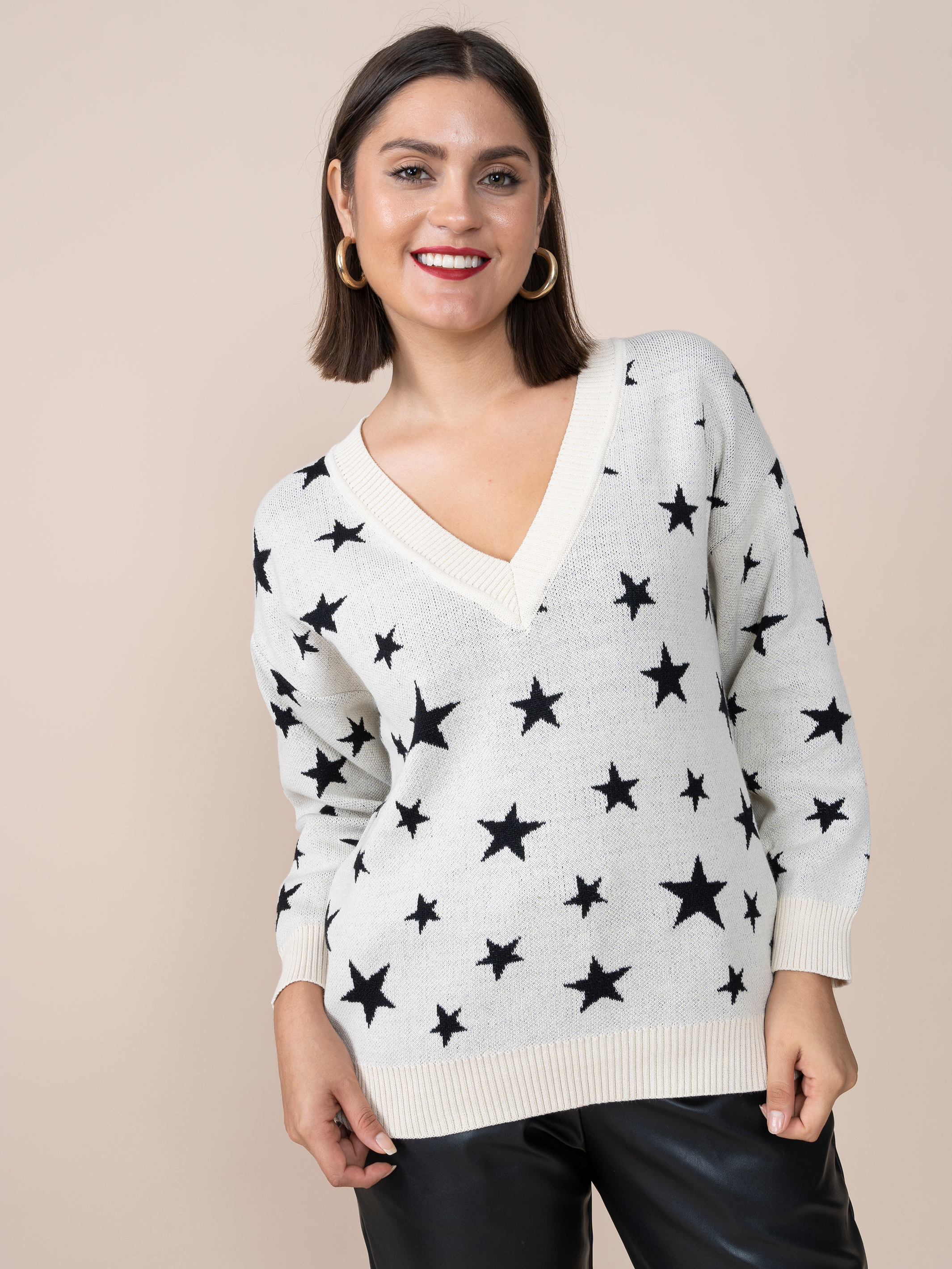 Lead Star Woven Sweater
