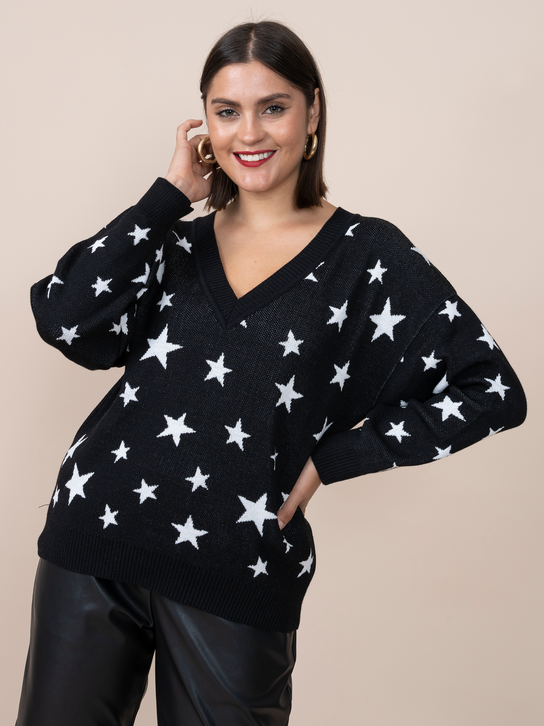 Lead Star Woven Sweater