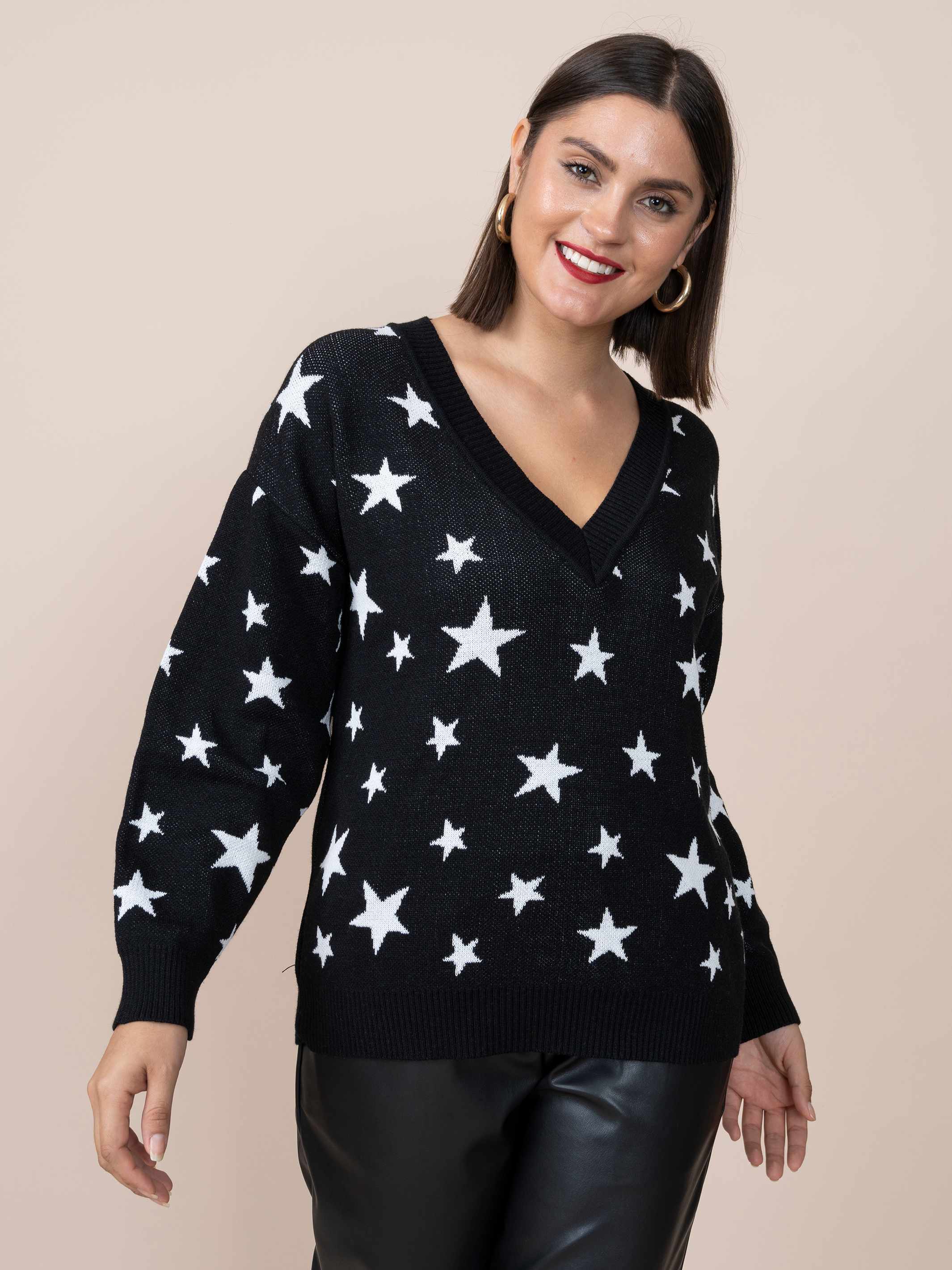 Lead Star Woven Sweater