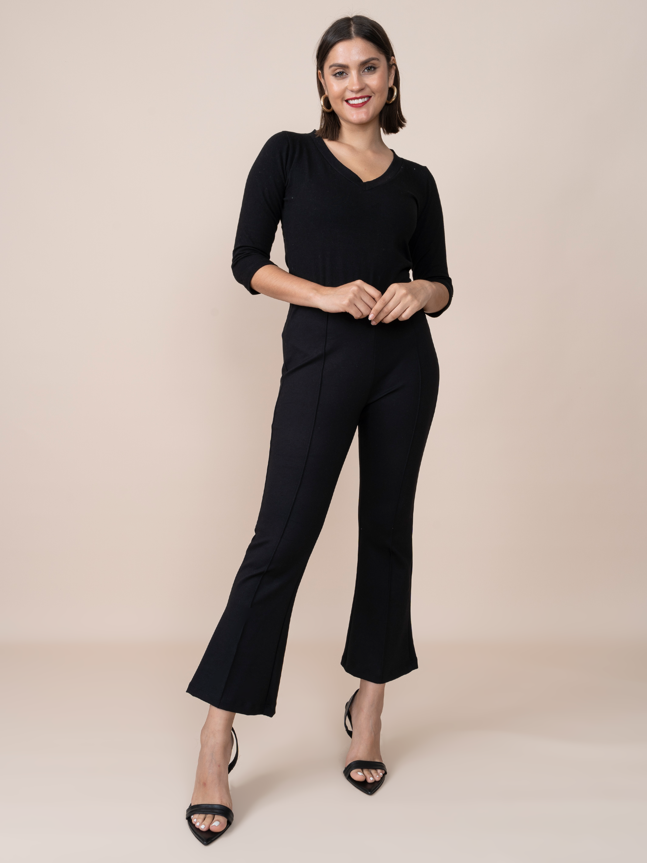Pantalon de Loma Elizabeth Negro