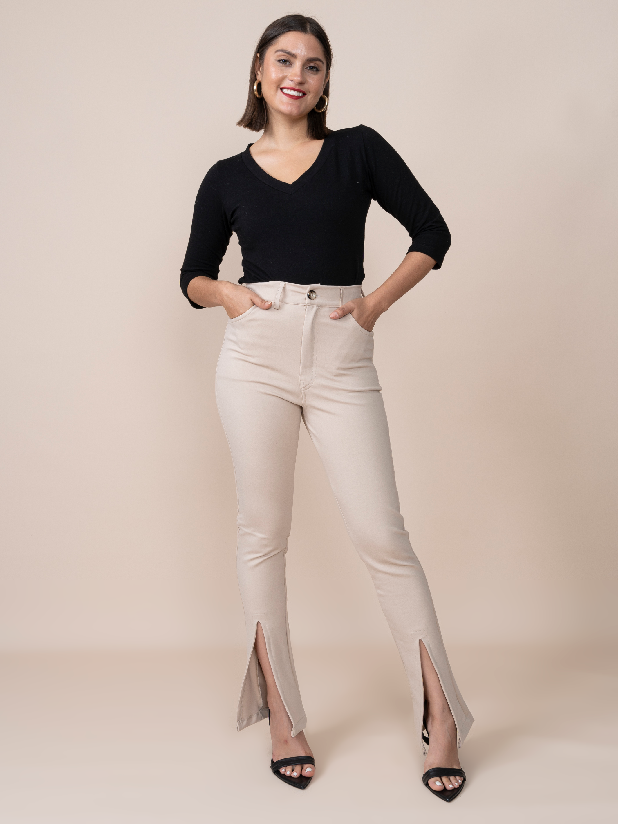 Pantalon July de Loma Crema