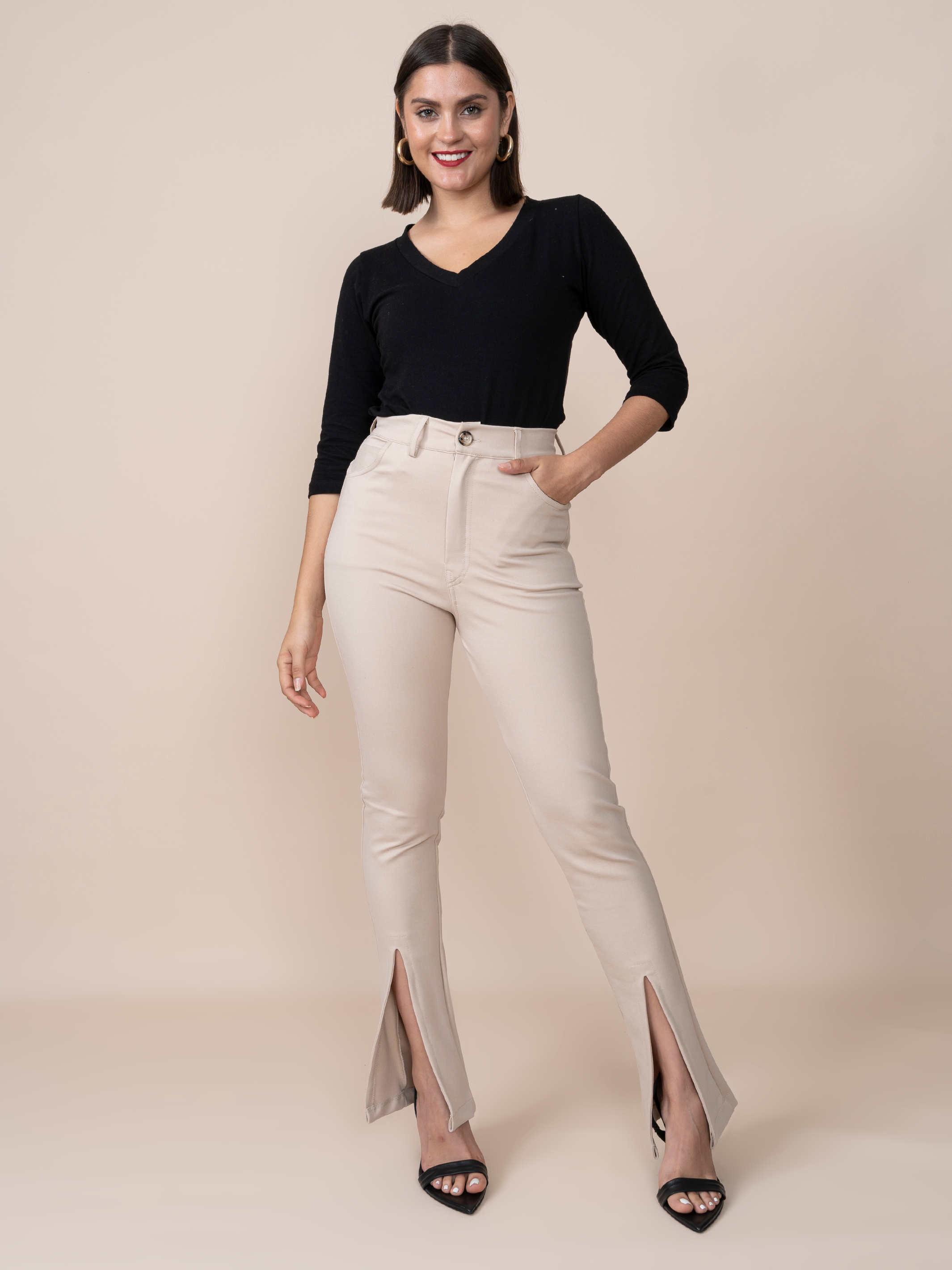 Pantalon July de Loma Crema
