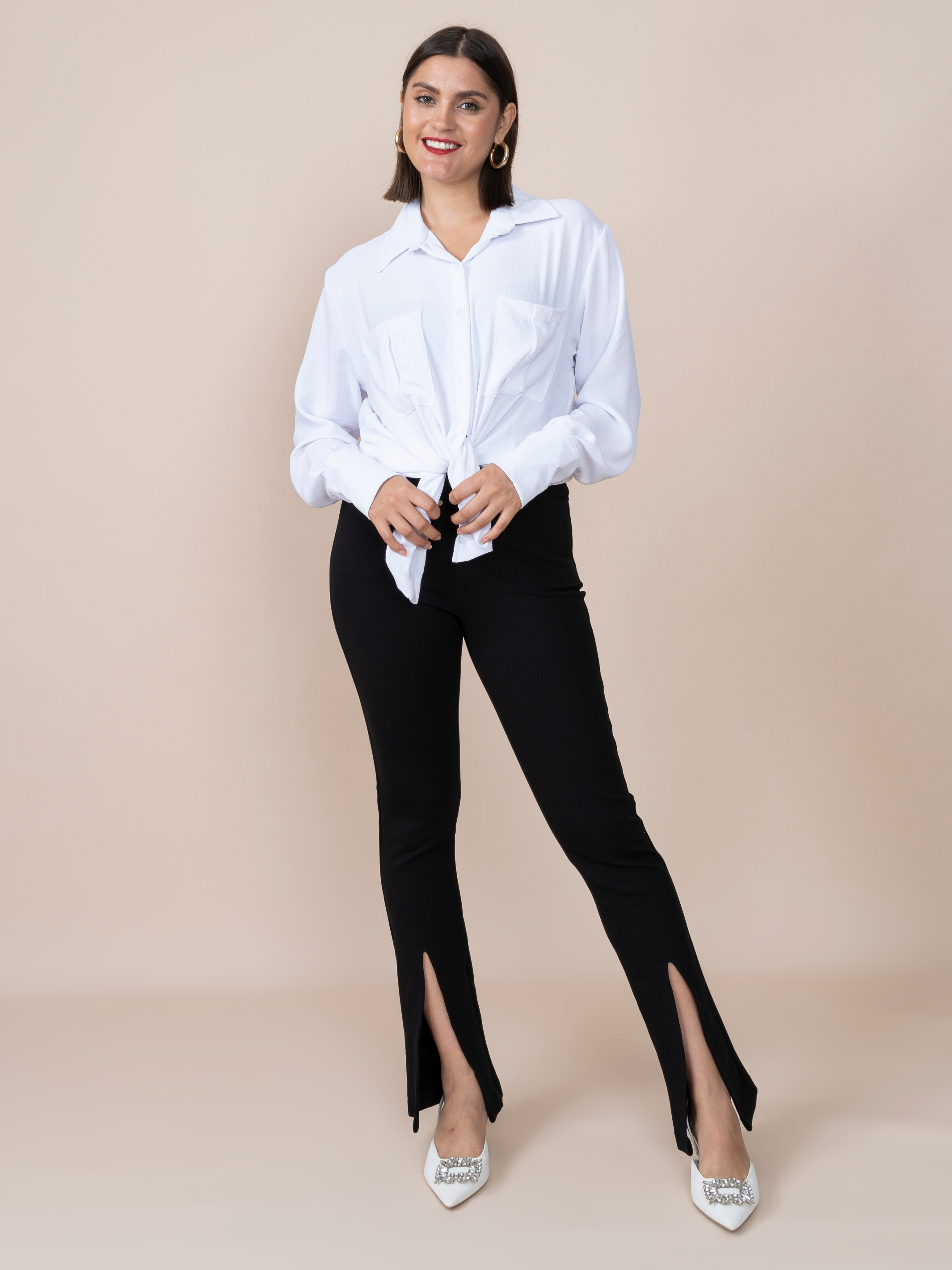 Pantalon July de Loma Negro