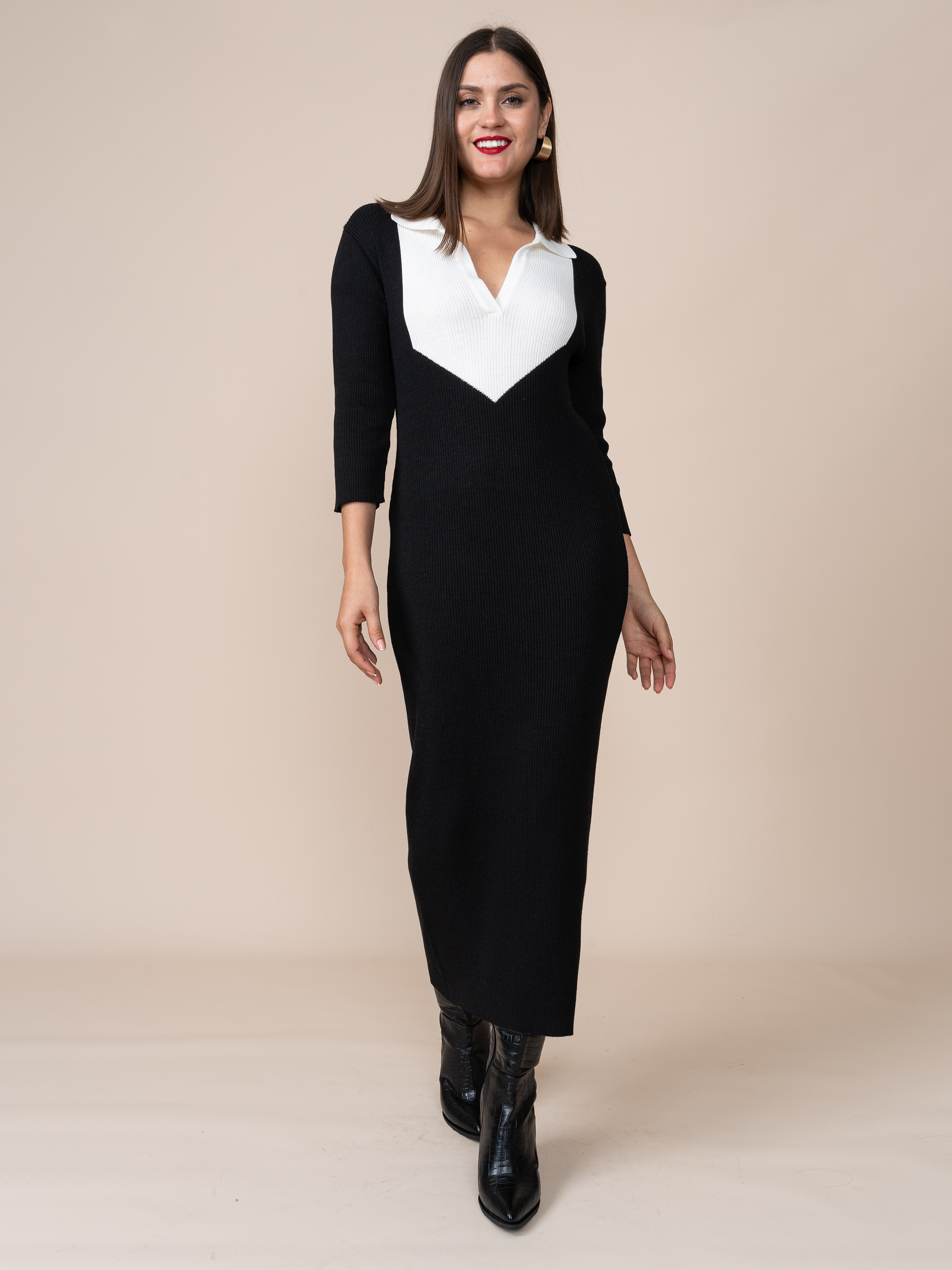 Vestido Tejido Raisa Negro