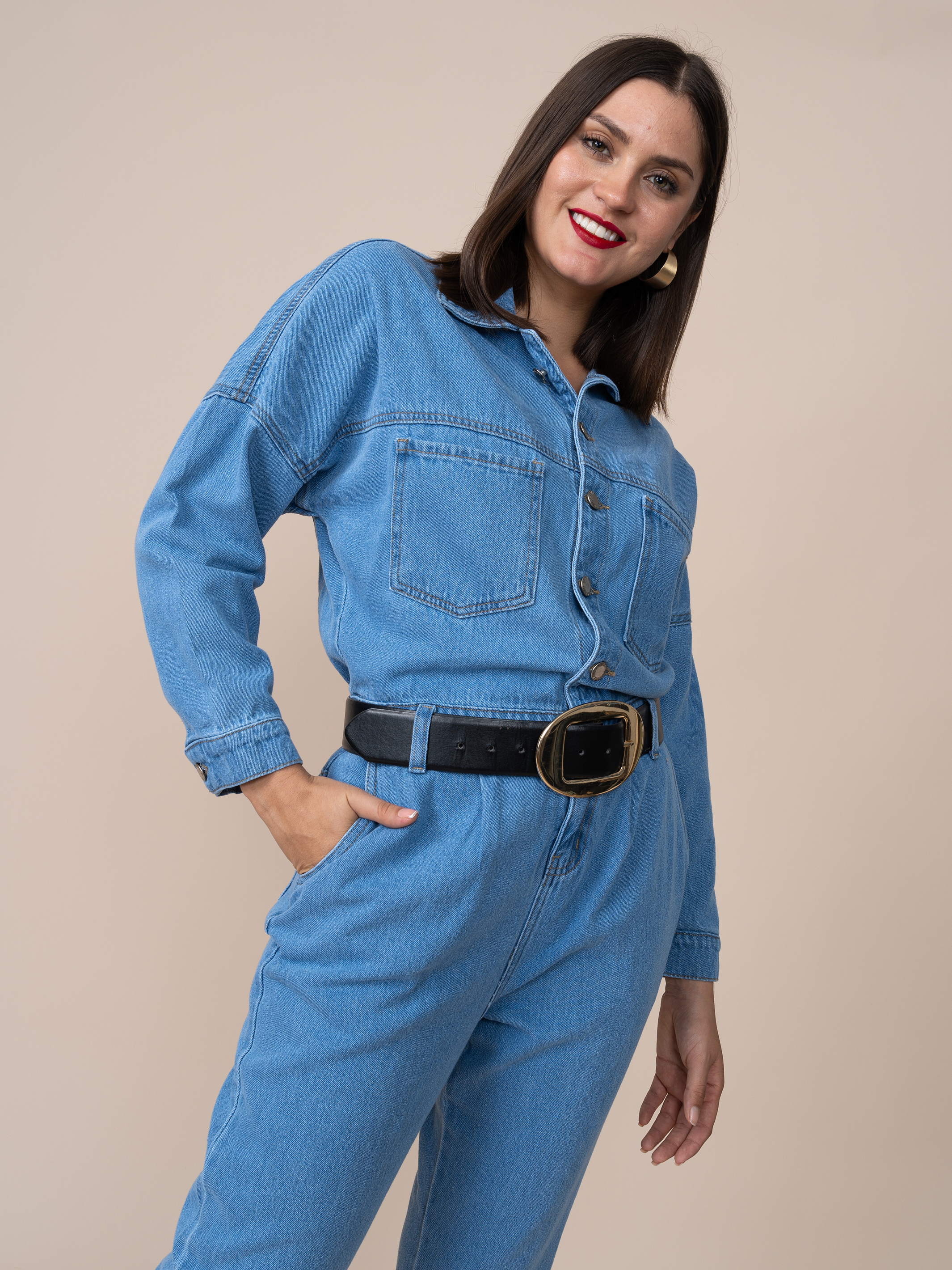 Enterizo de Denim Gabriela