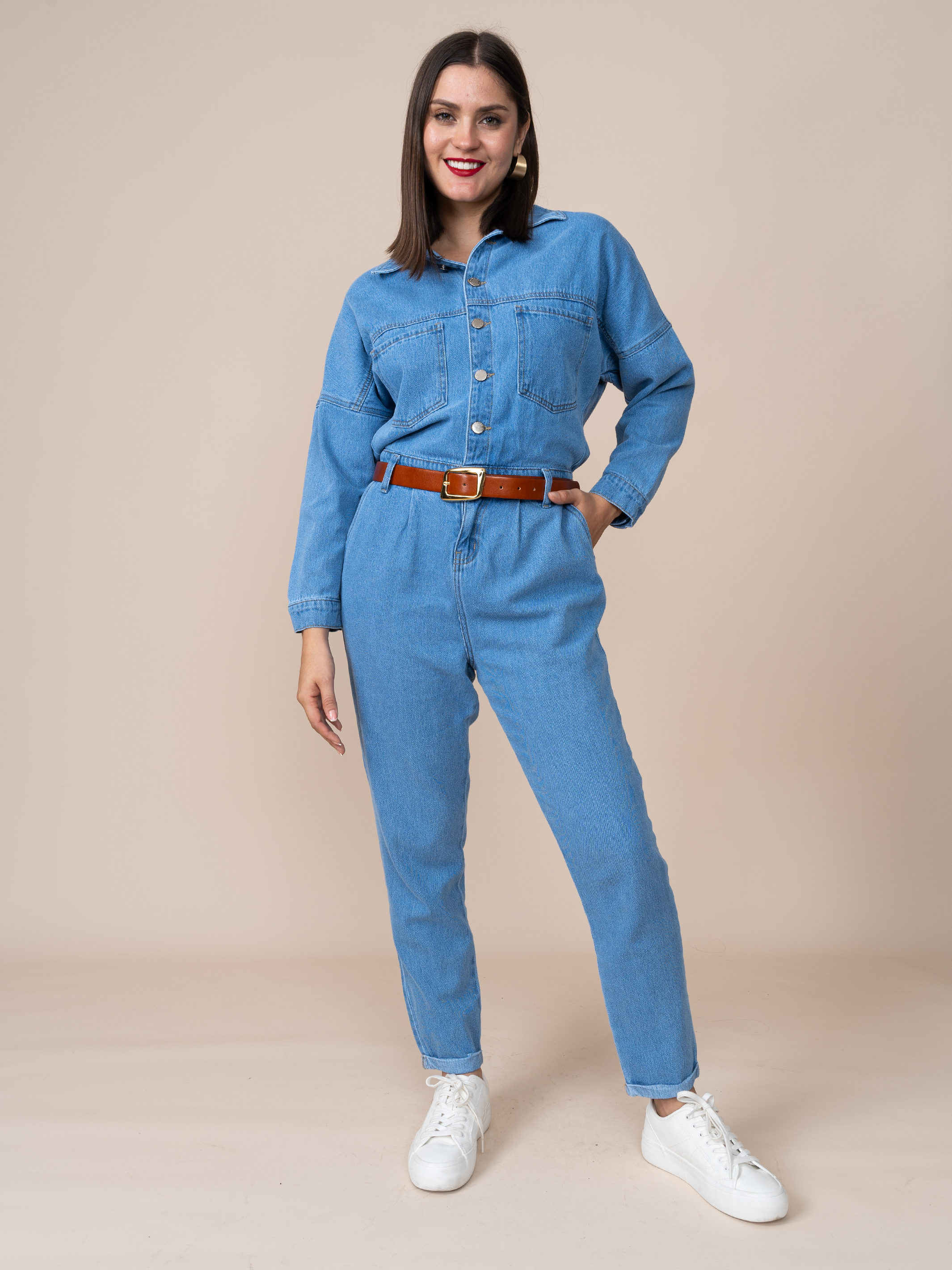 Enterizo de Denim Gabriela