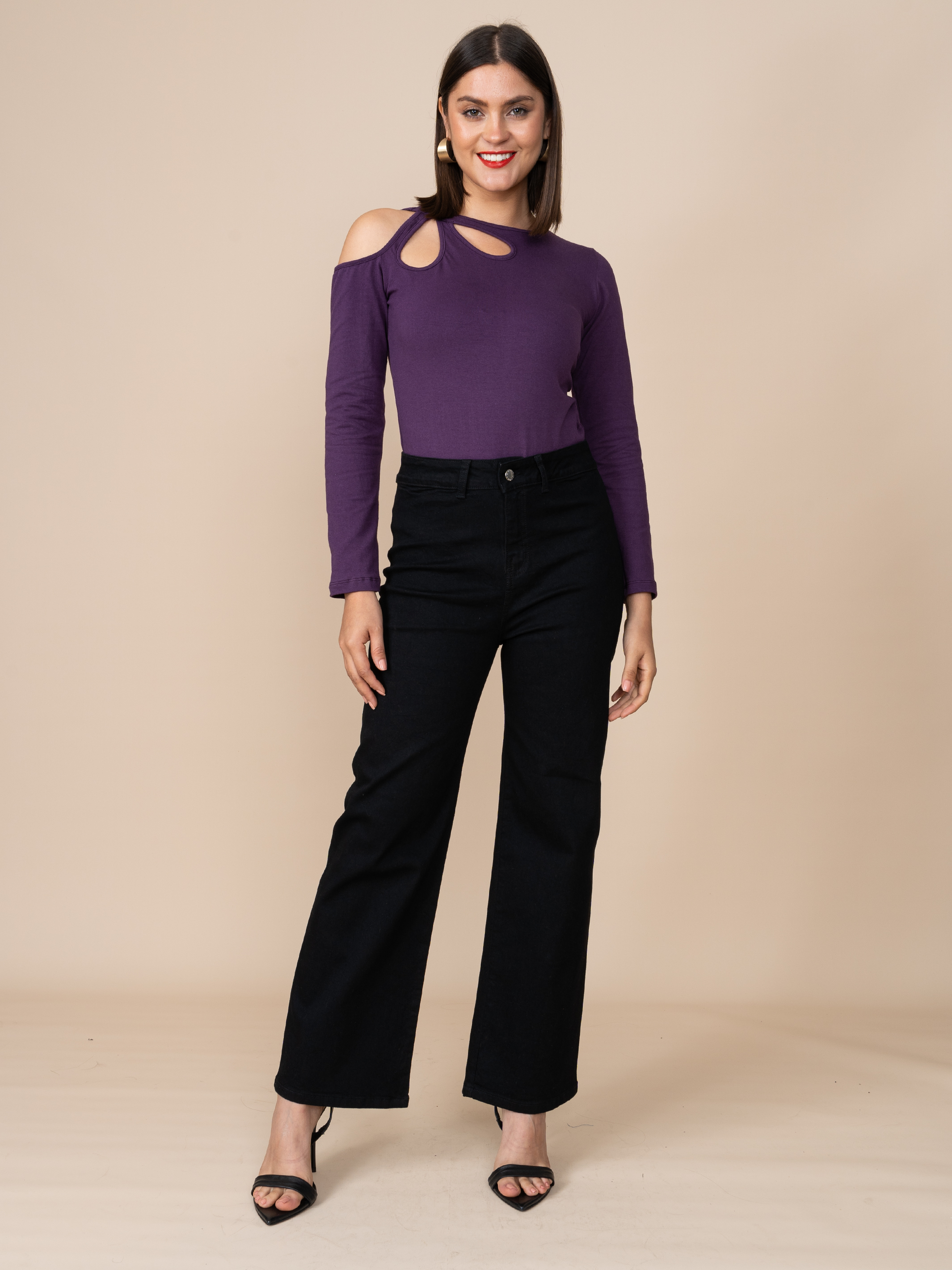 Jean Flare Negro
