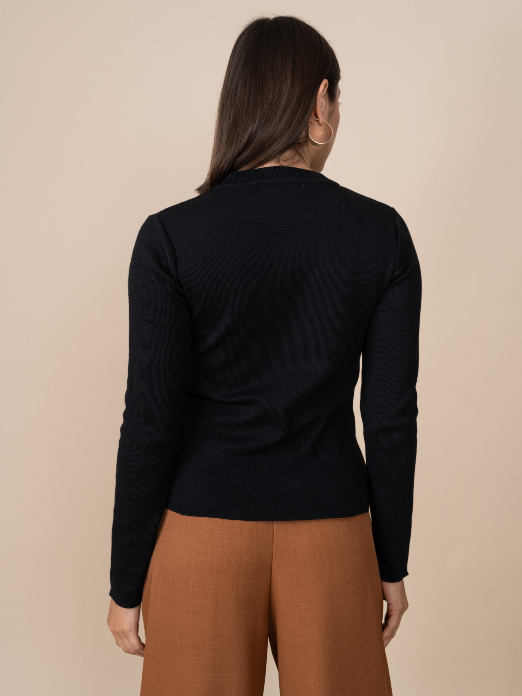 Polo Tejido Negro