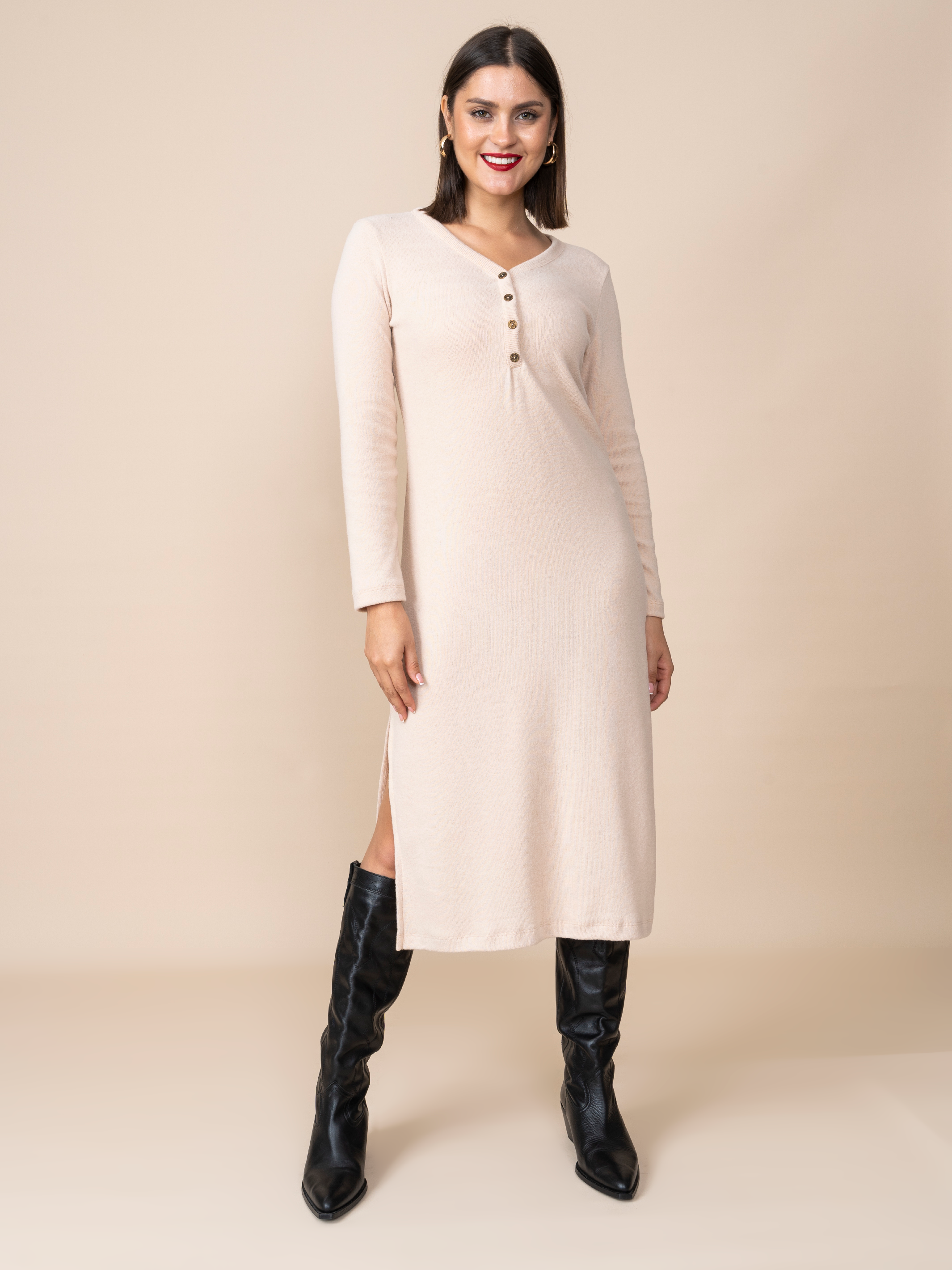 Vestido Rosy Beige