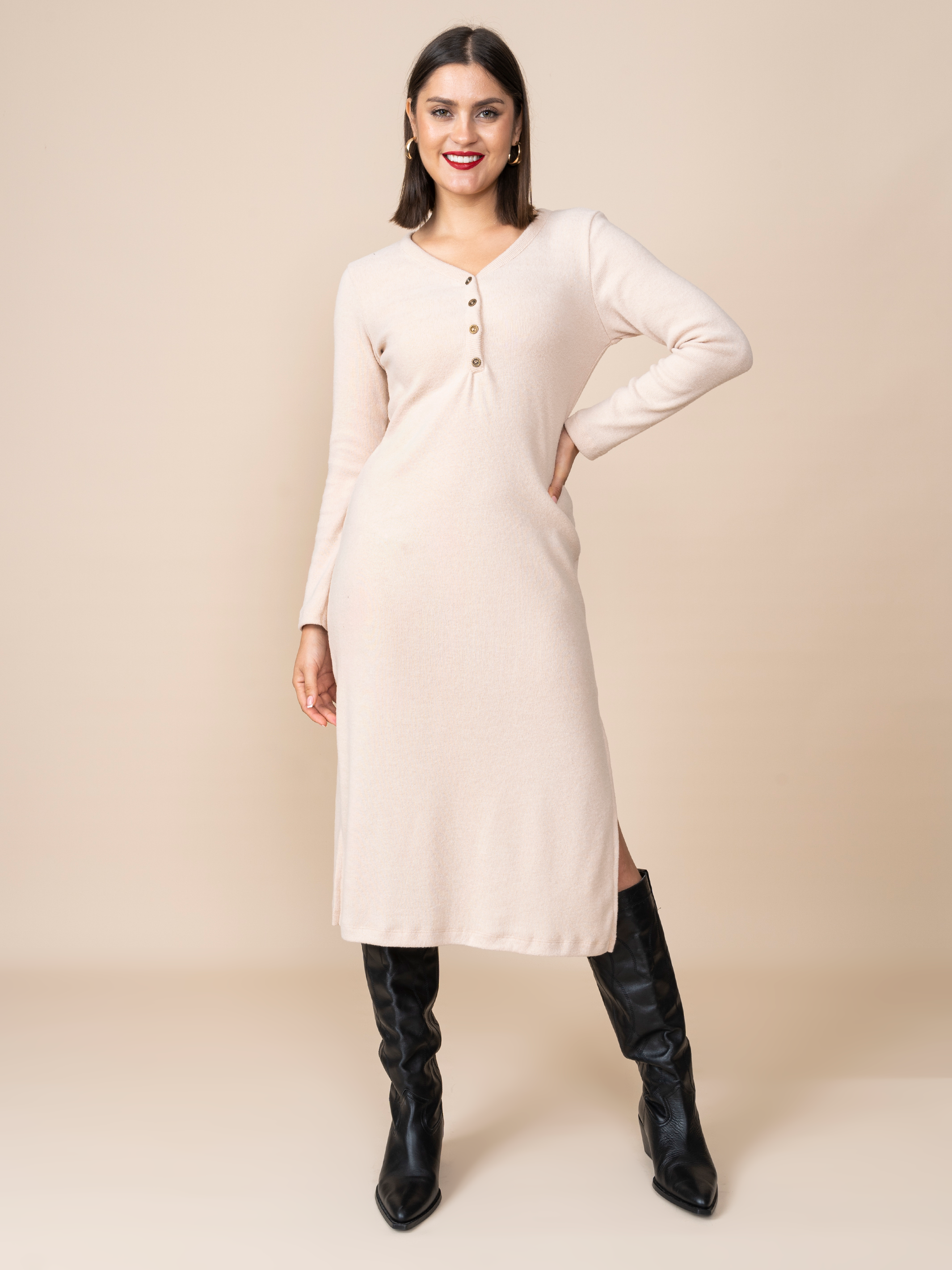 Vestido Rosy Beige