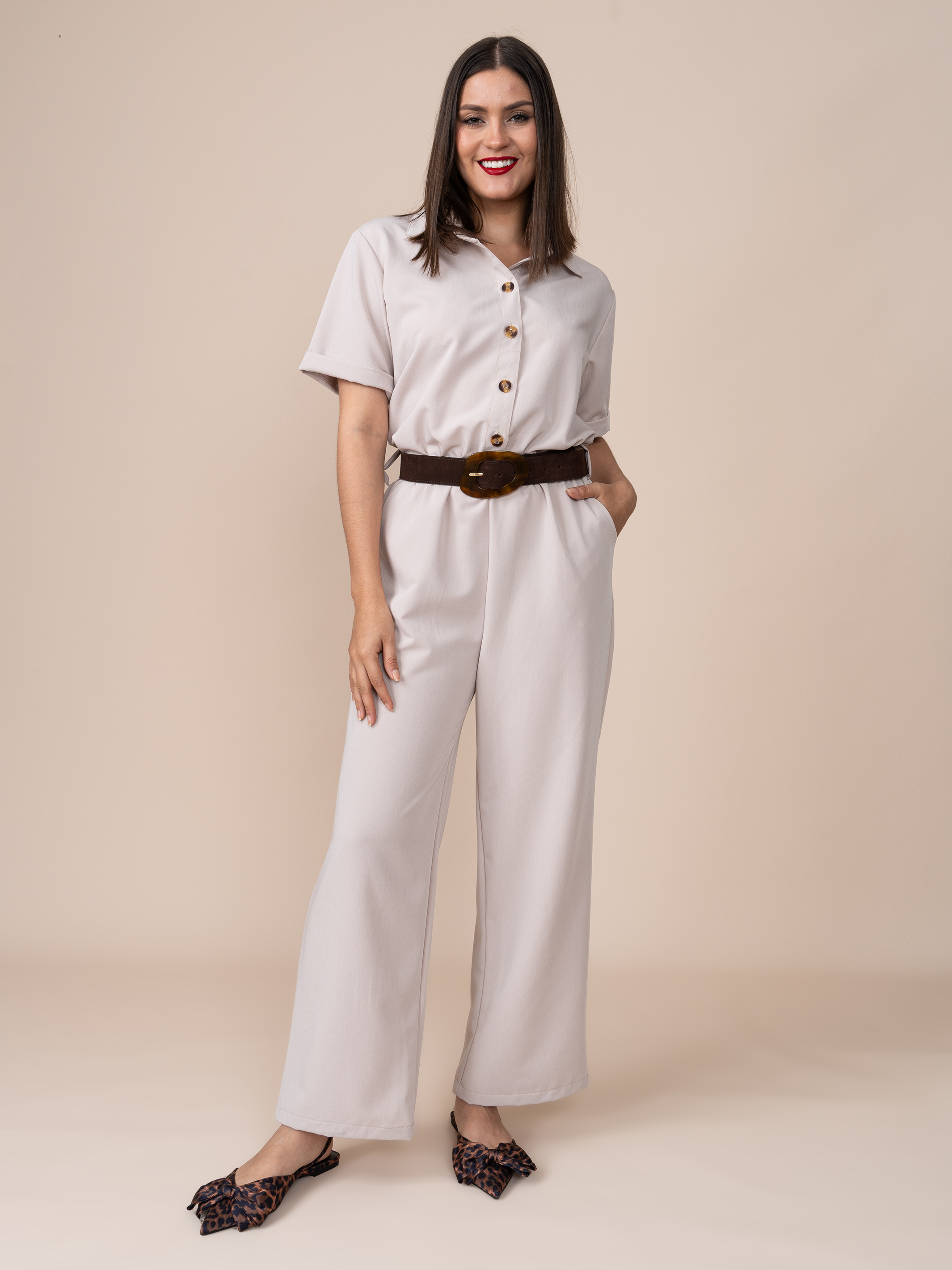 Enterizo Ana Beige