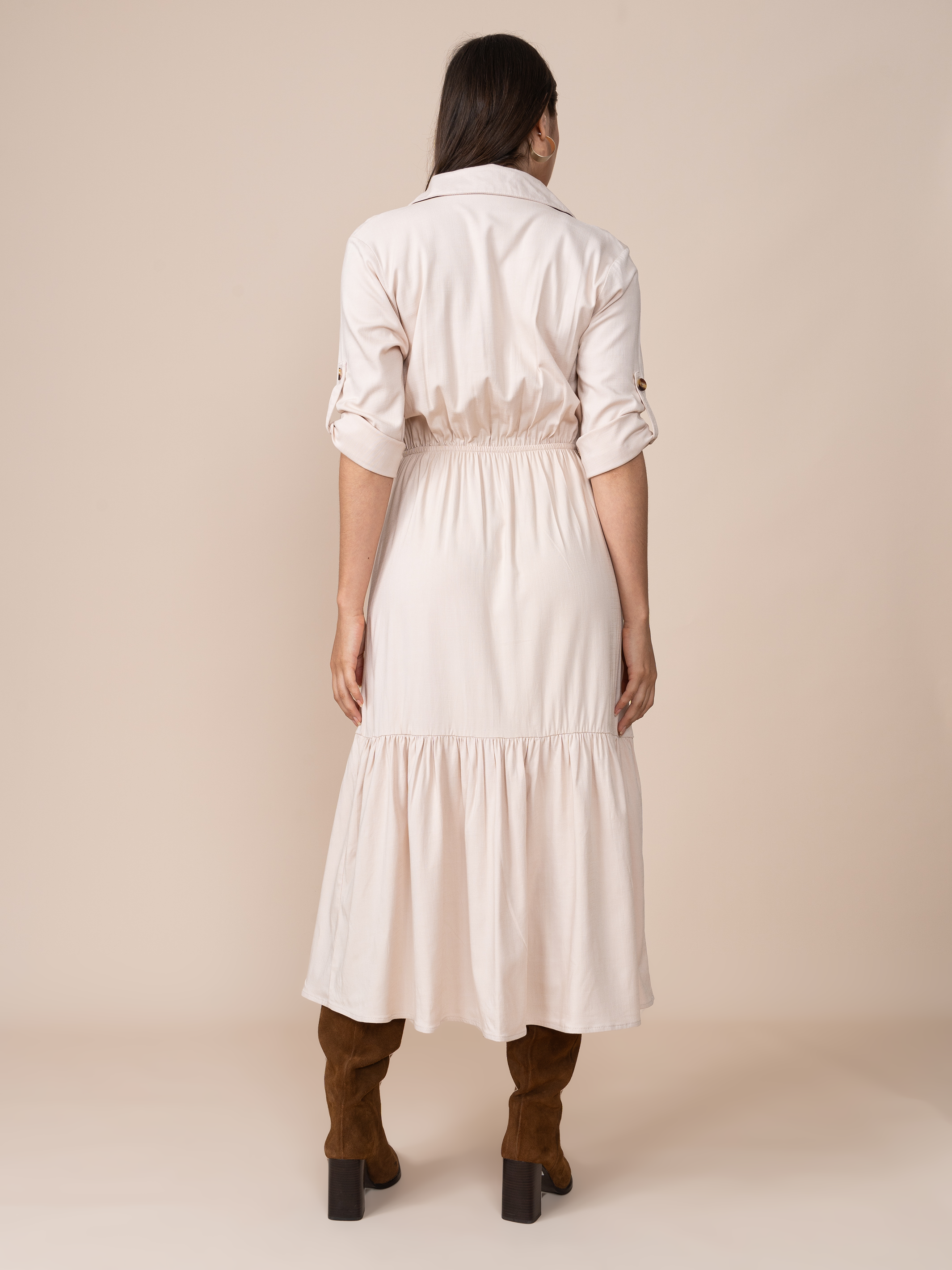 Vestido Xiomara Beige
