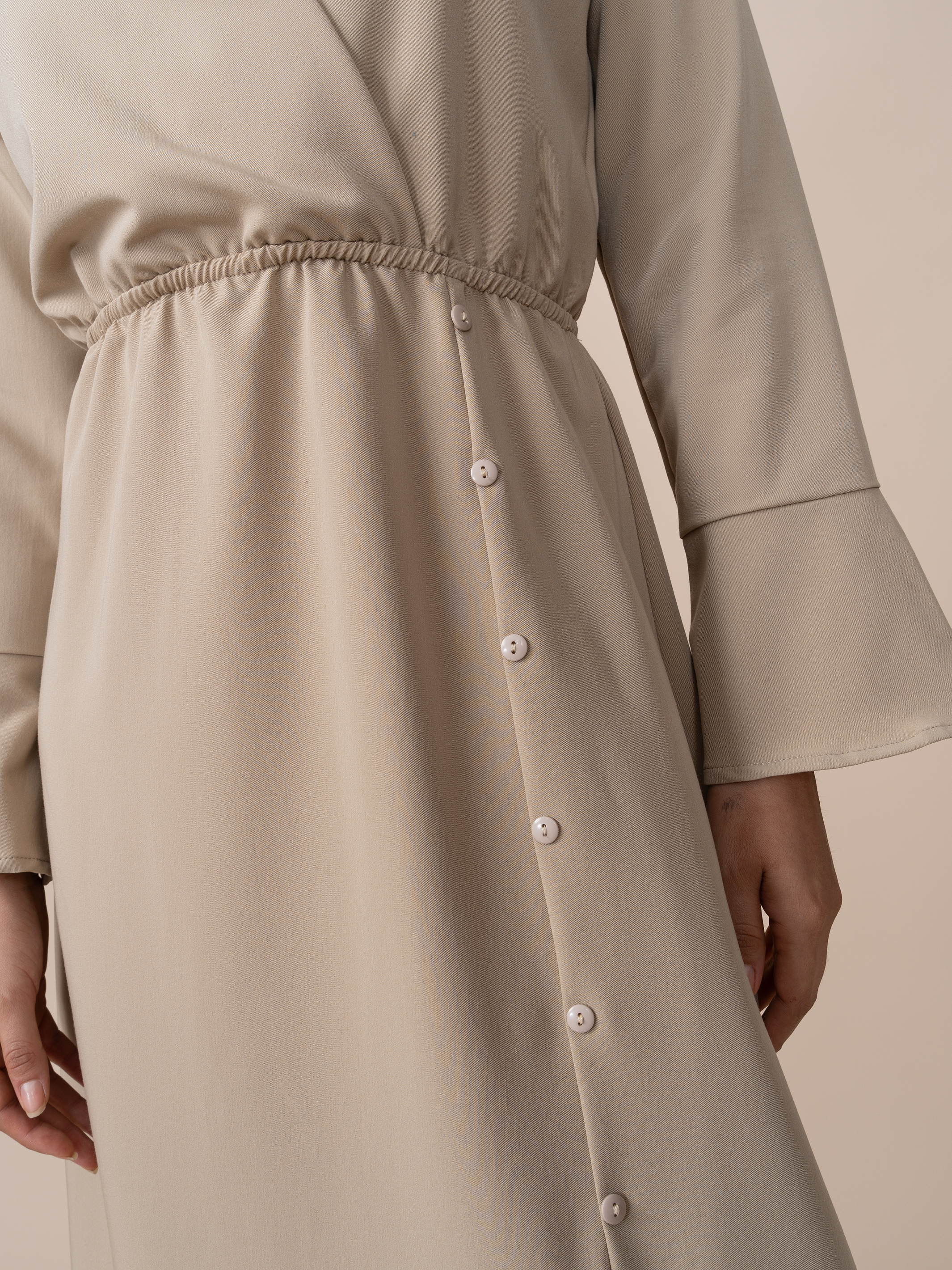 Vestido Carolina Beige