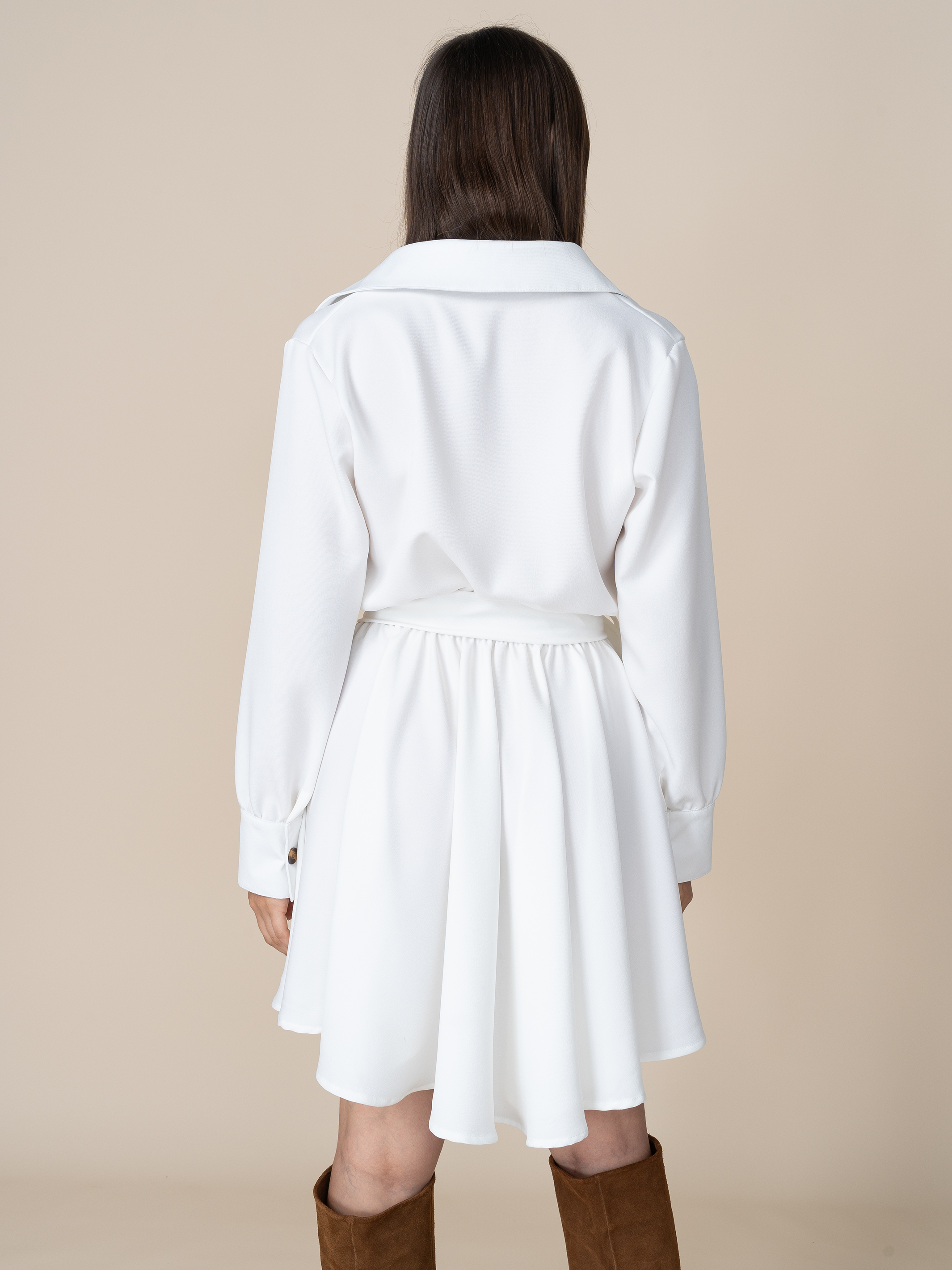 Vestido Gina Hueso