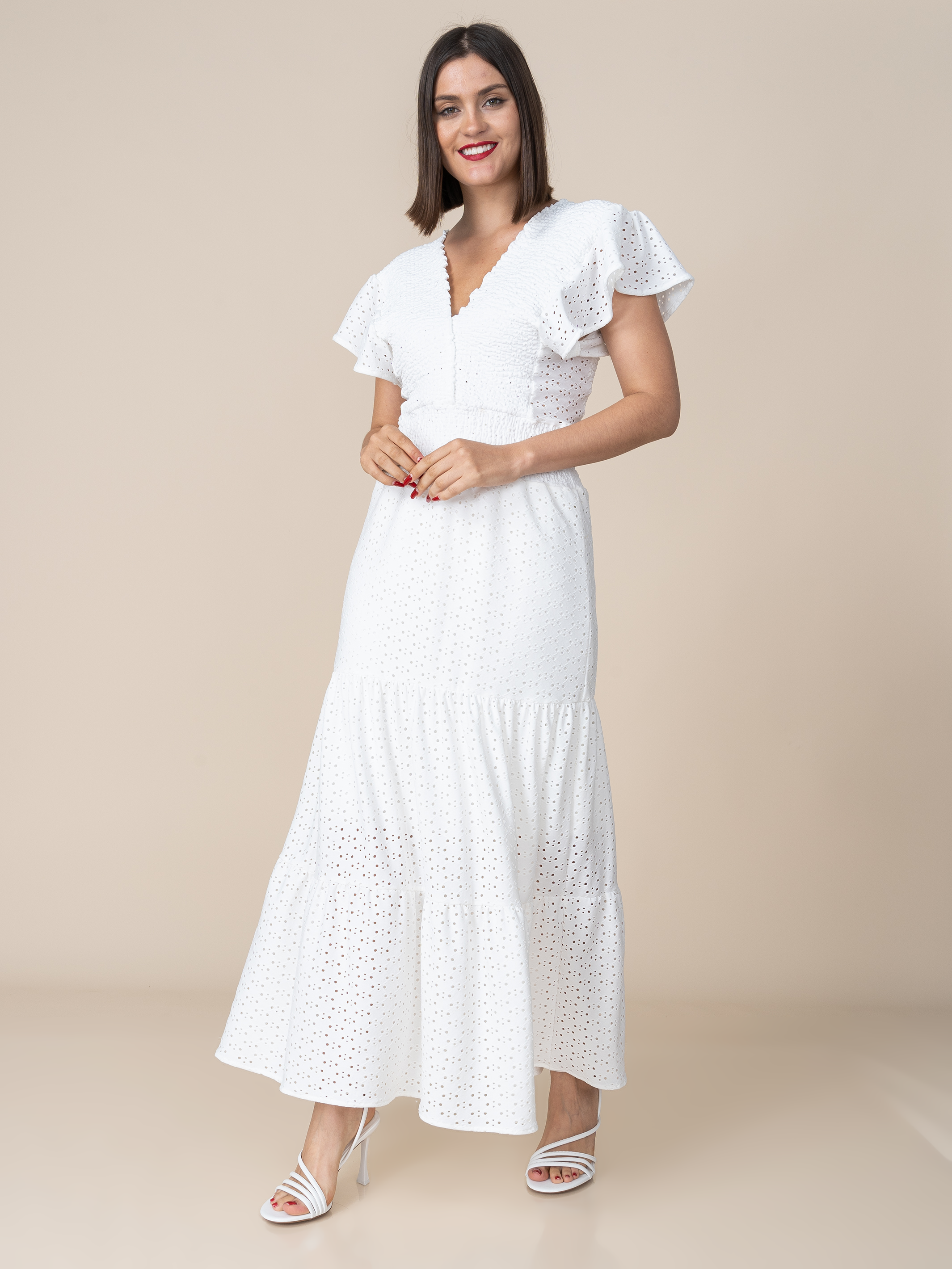 Vestido de Broderie Estela Hueso