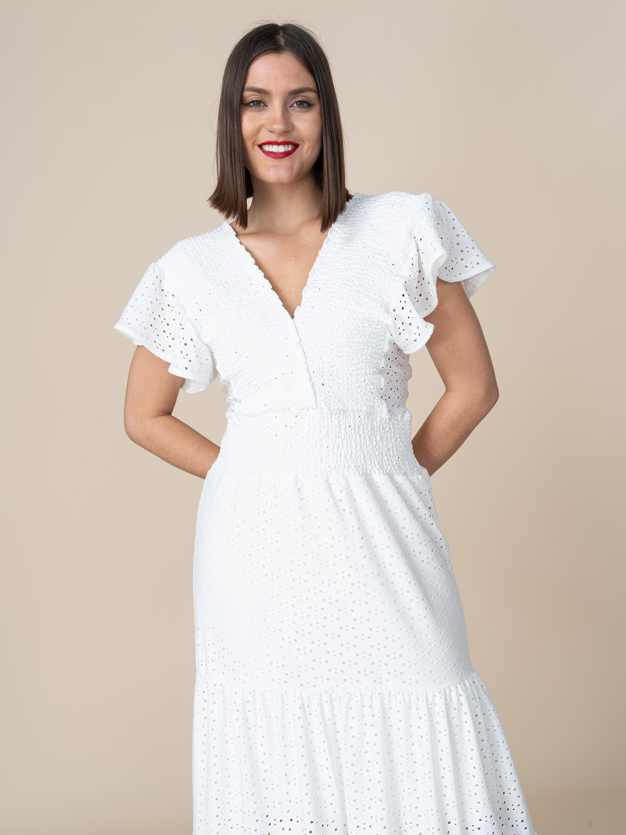 Vestido de Broderie Estela Hueso
