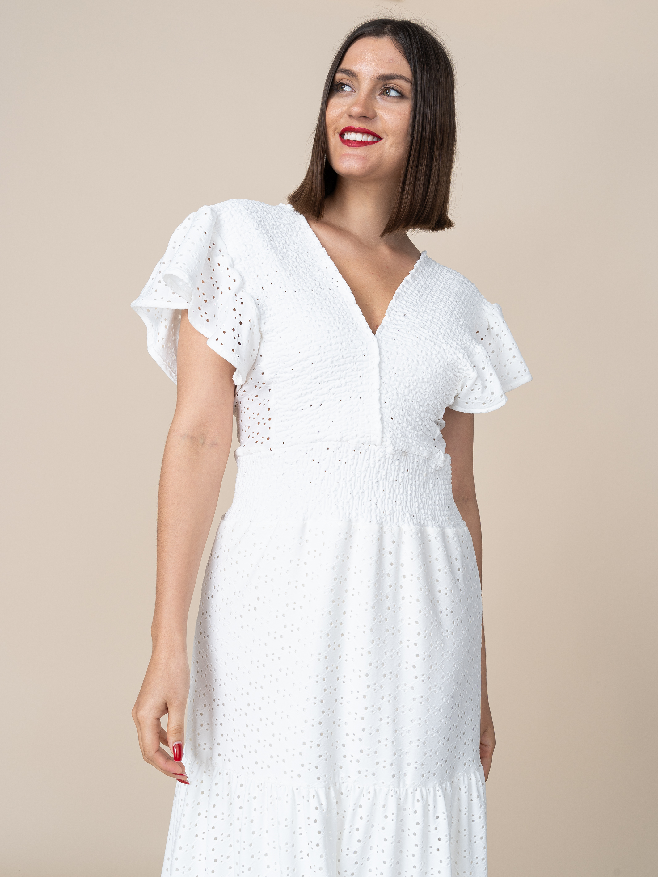 Vestido de Broderie Estela Hueso