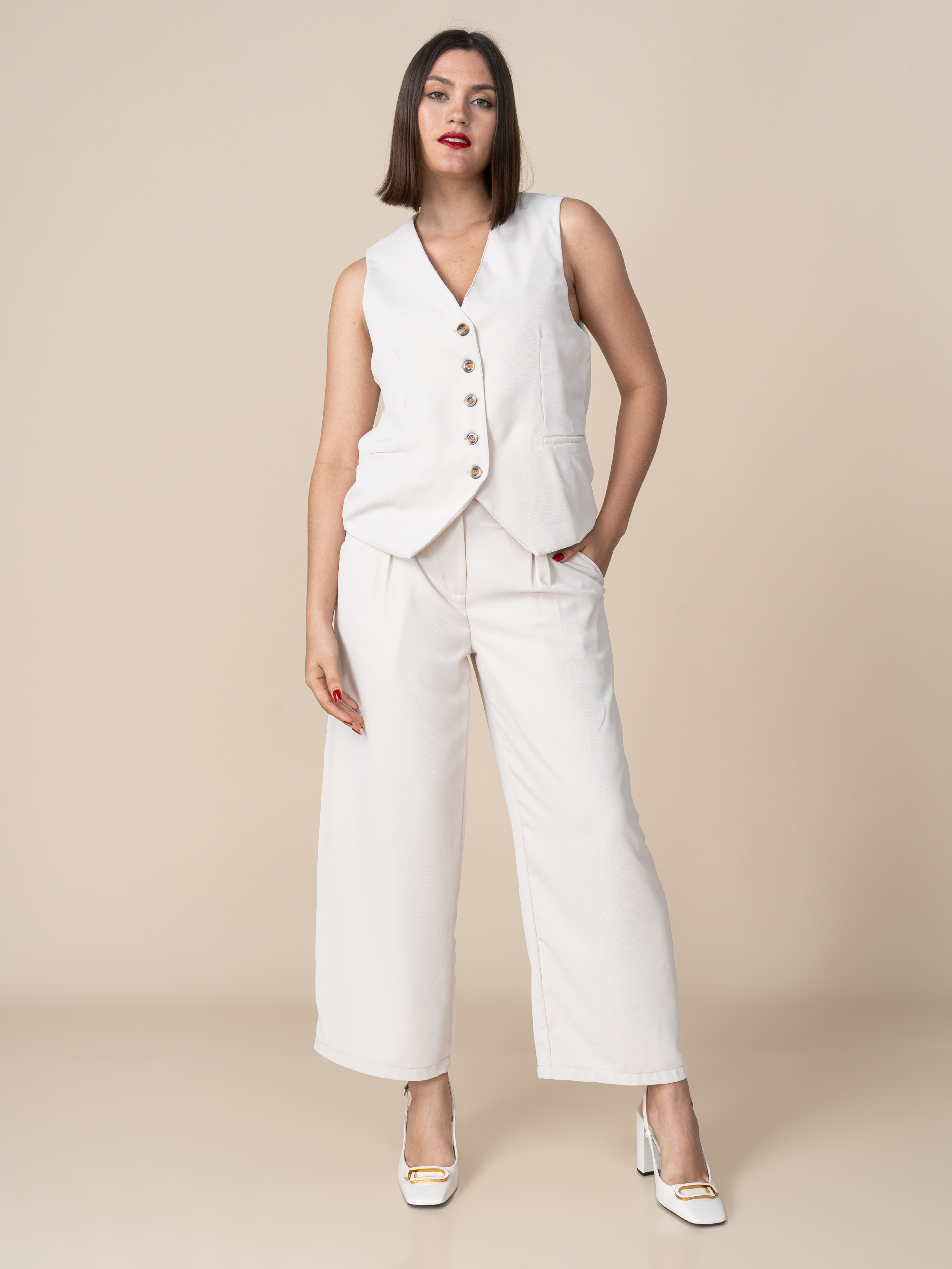 Pantalón Roma Beige