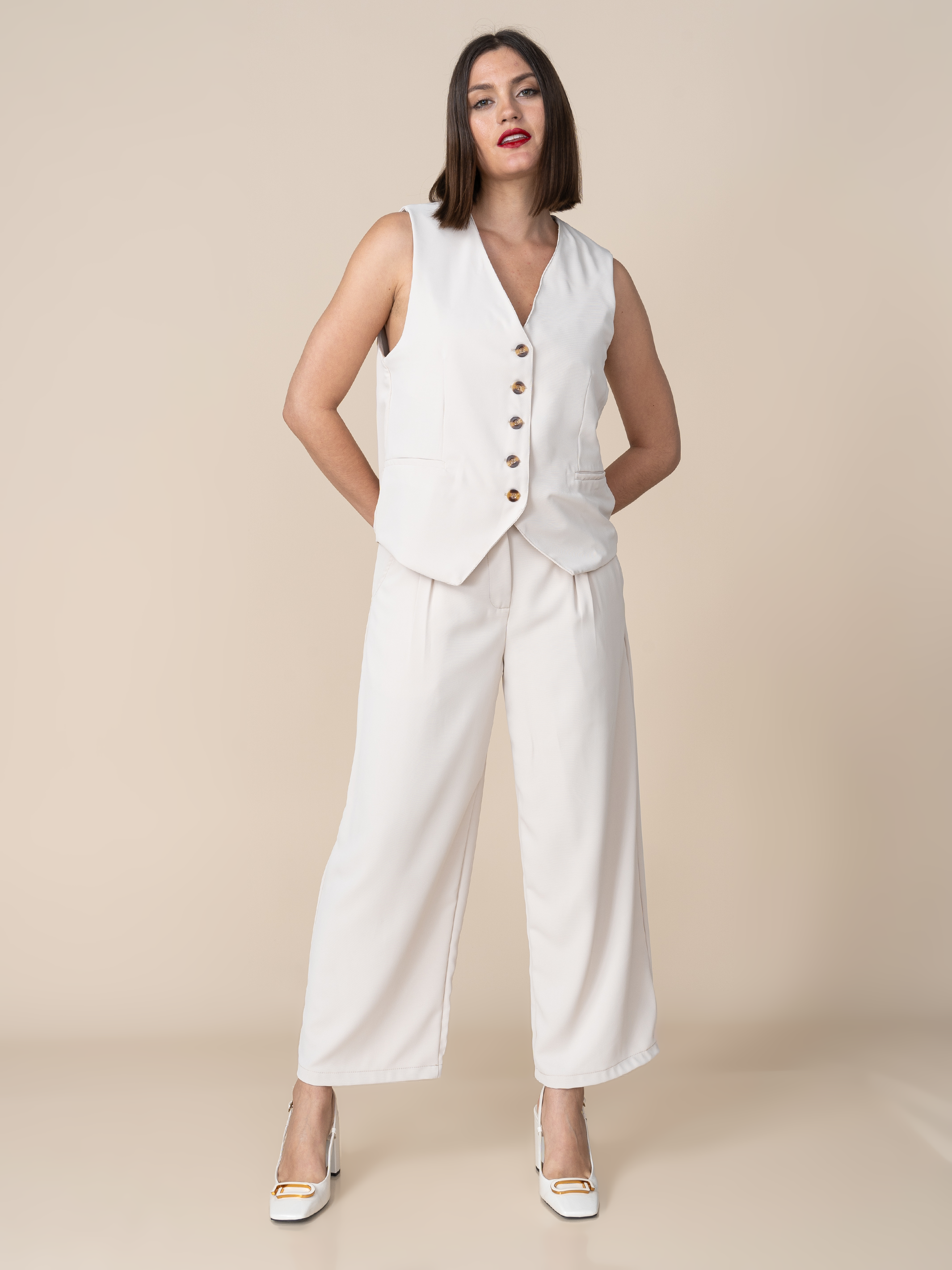 Pantalón Roma Beige