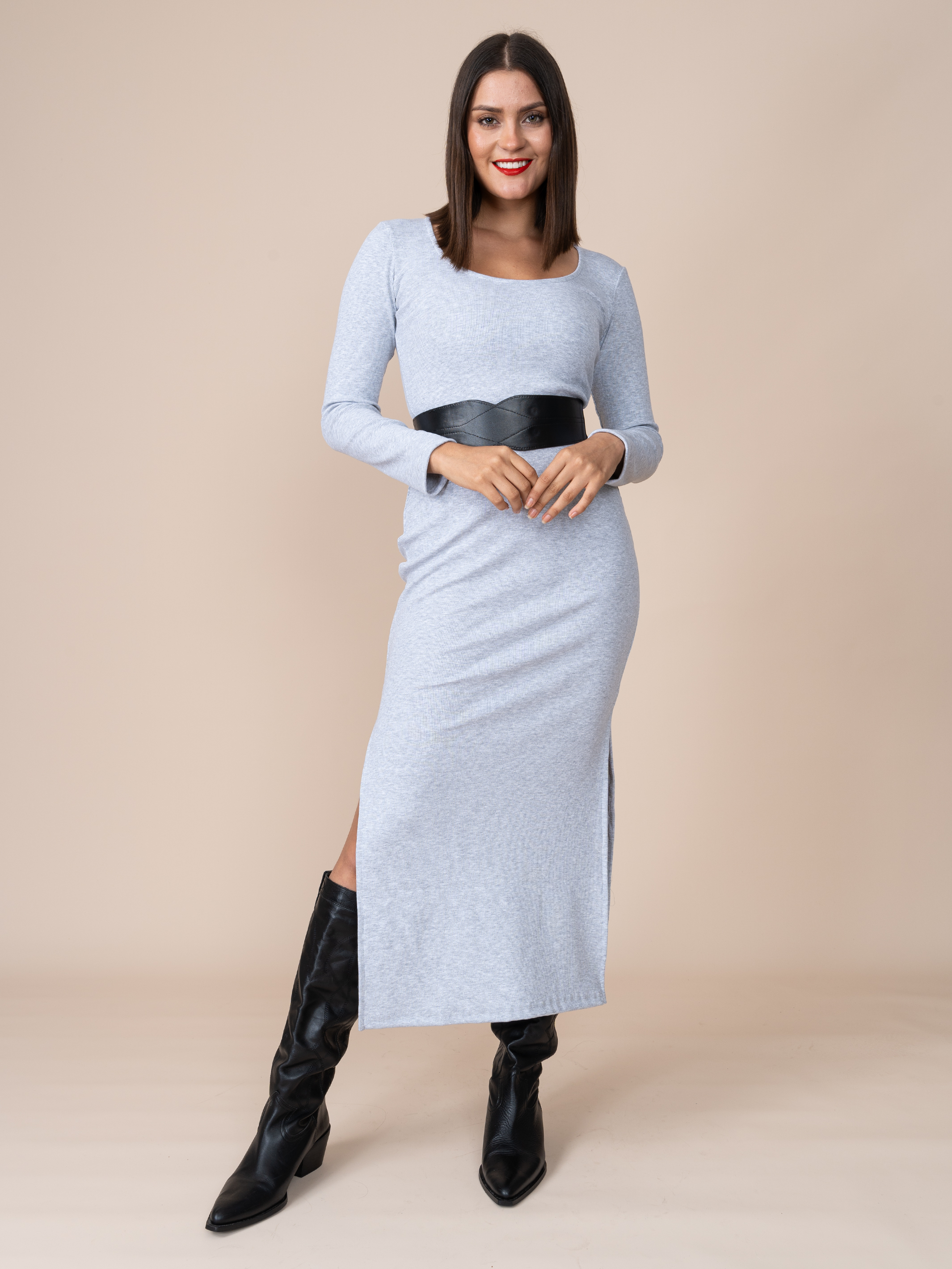 Vestido Isadora Plomo