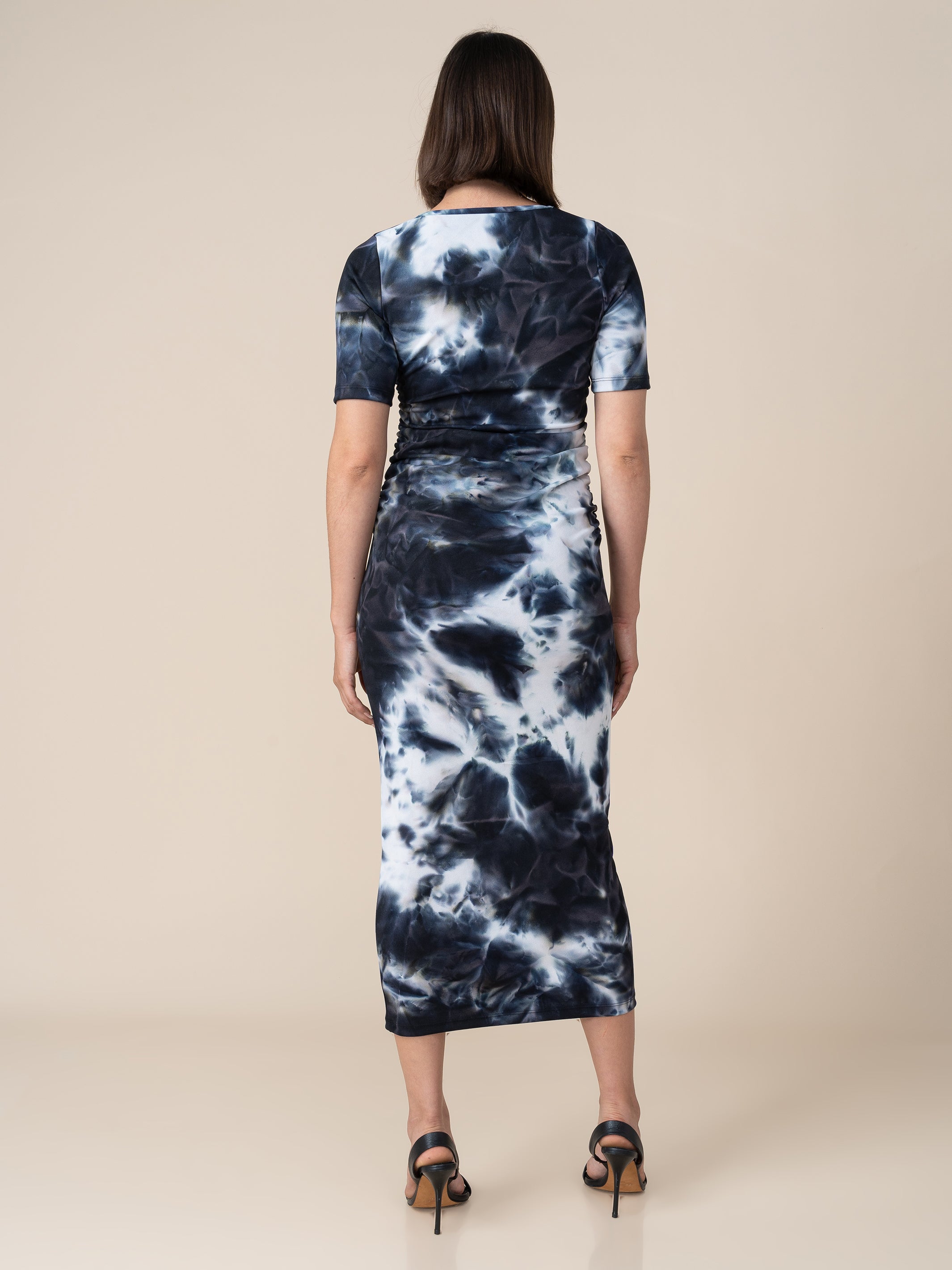 Vestido Laura Estampado Azul
