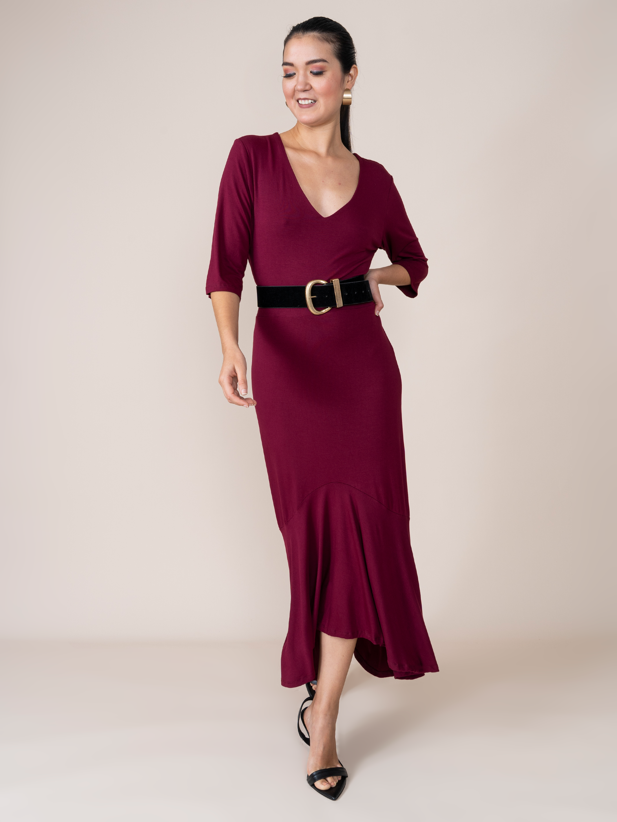 Vestido Claudia Vino