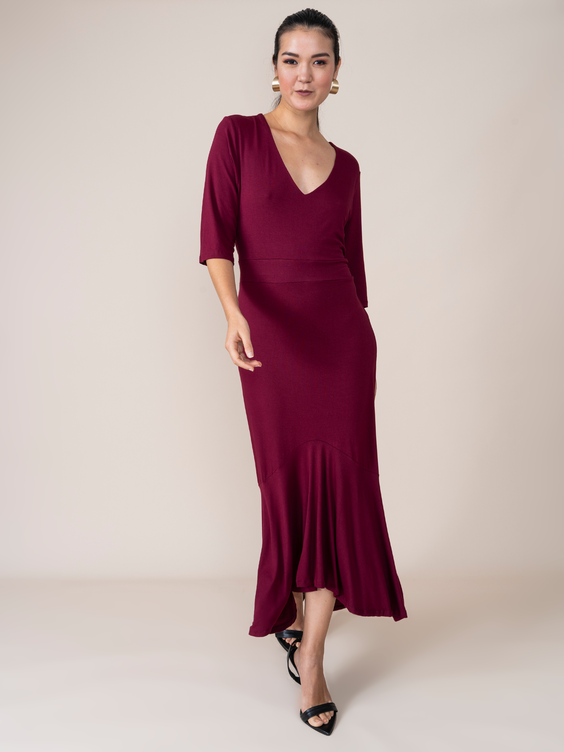 Vestido Claudia Vino