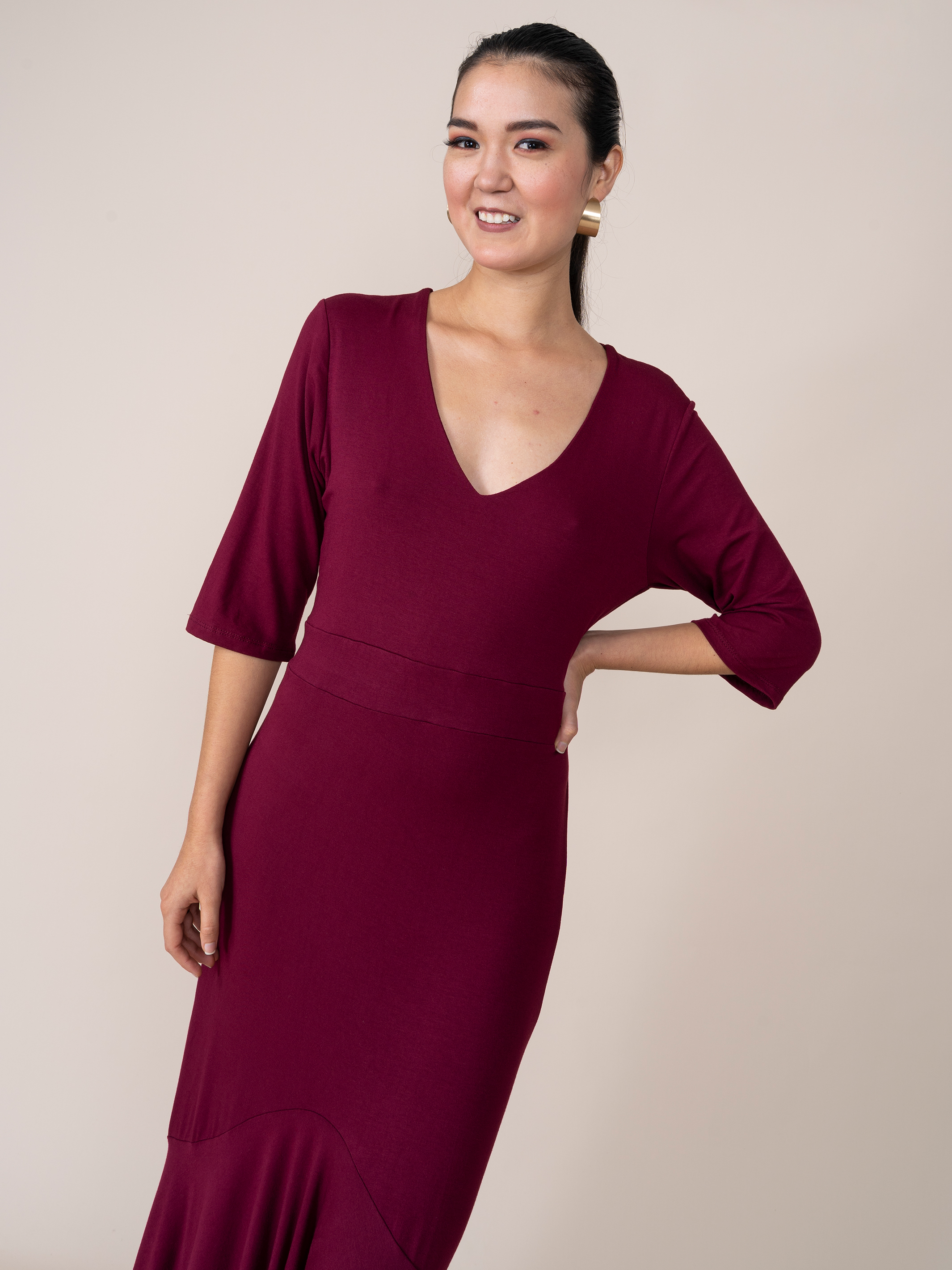 Vestido Claudia Vino