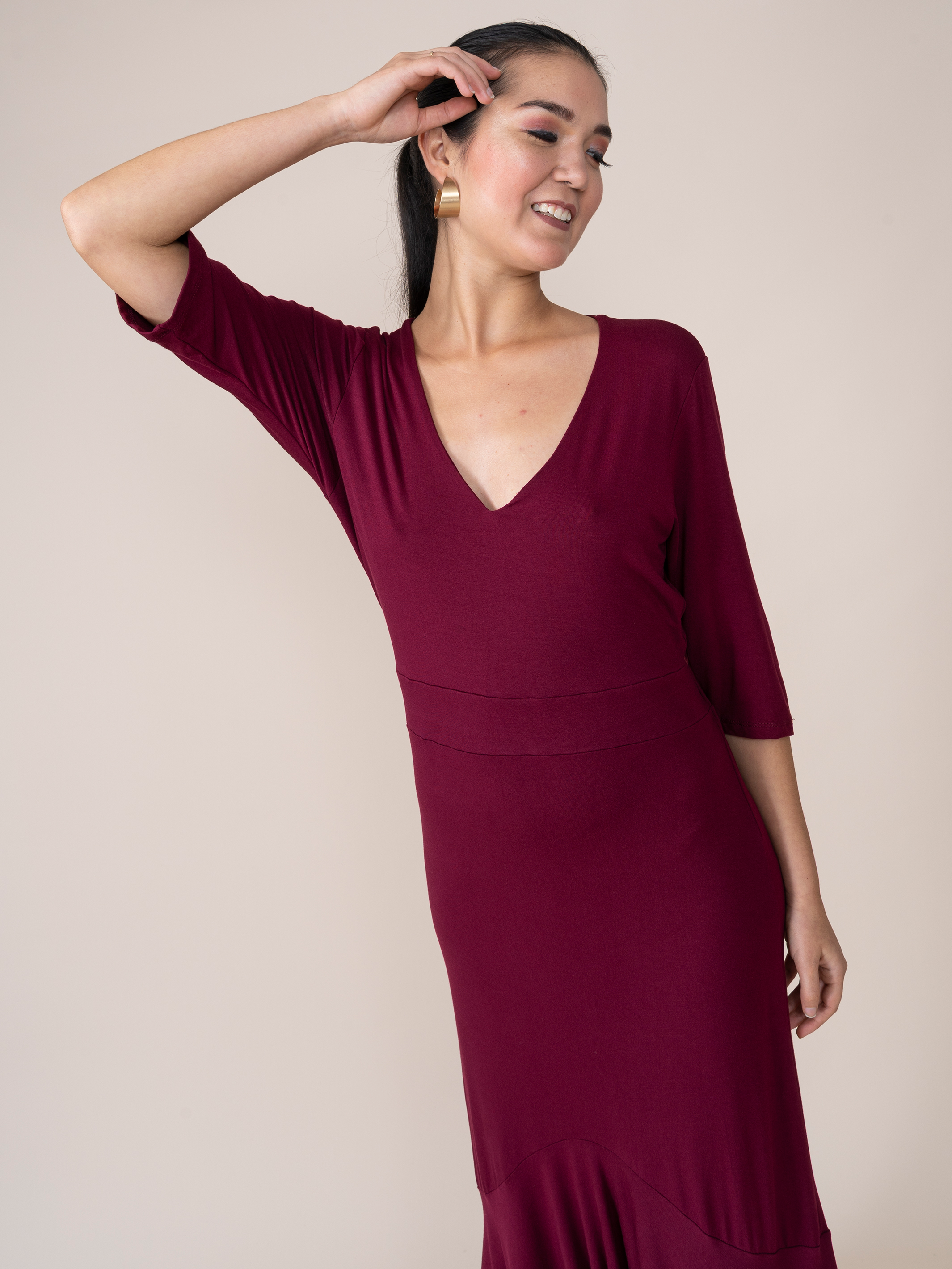 Vestido Claudia Vino