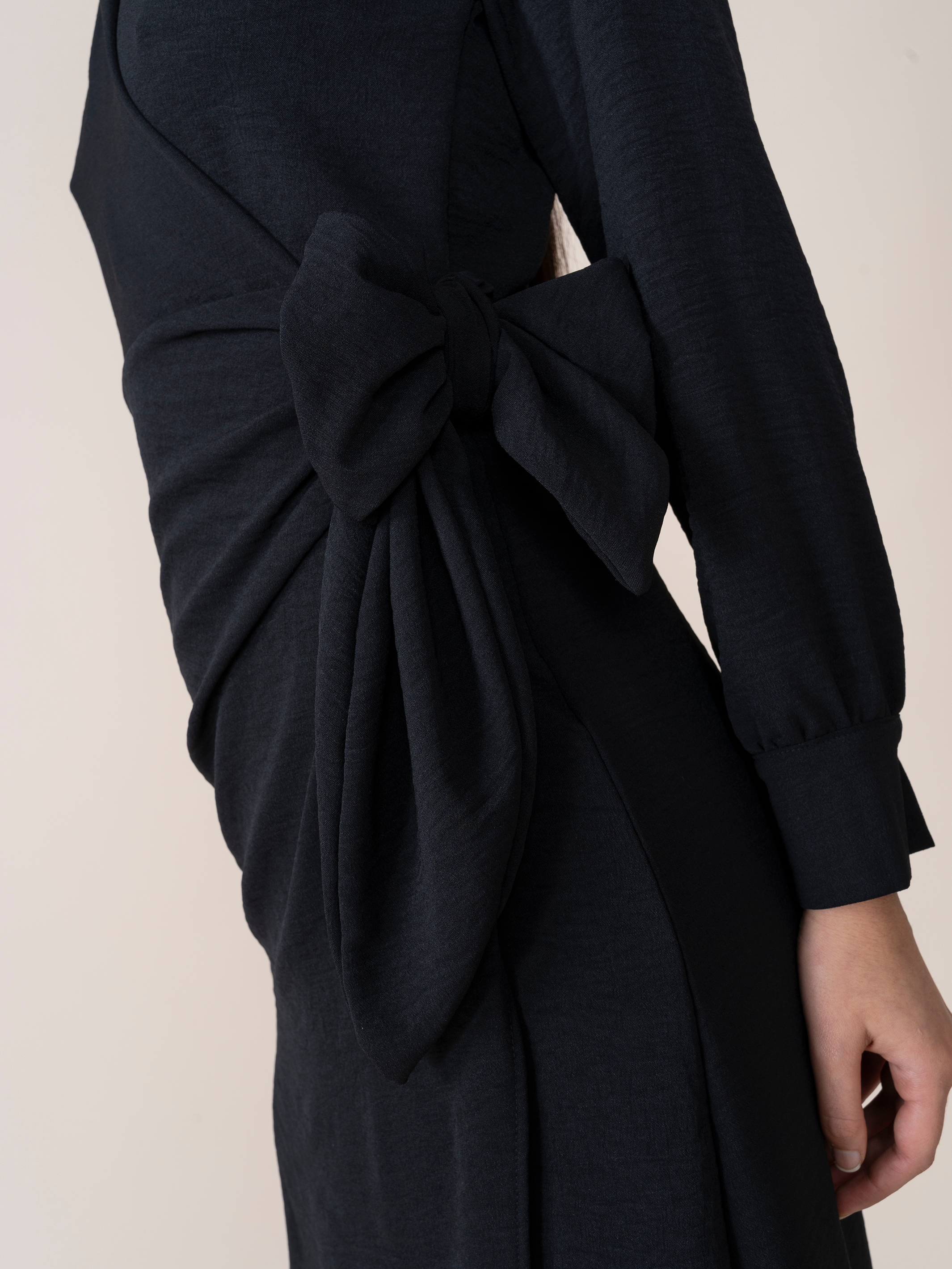 Vestido Envolvente Susana Negro