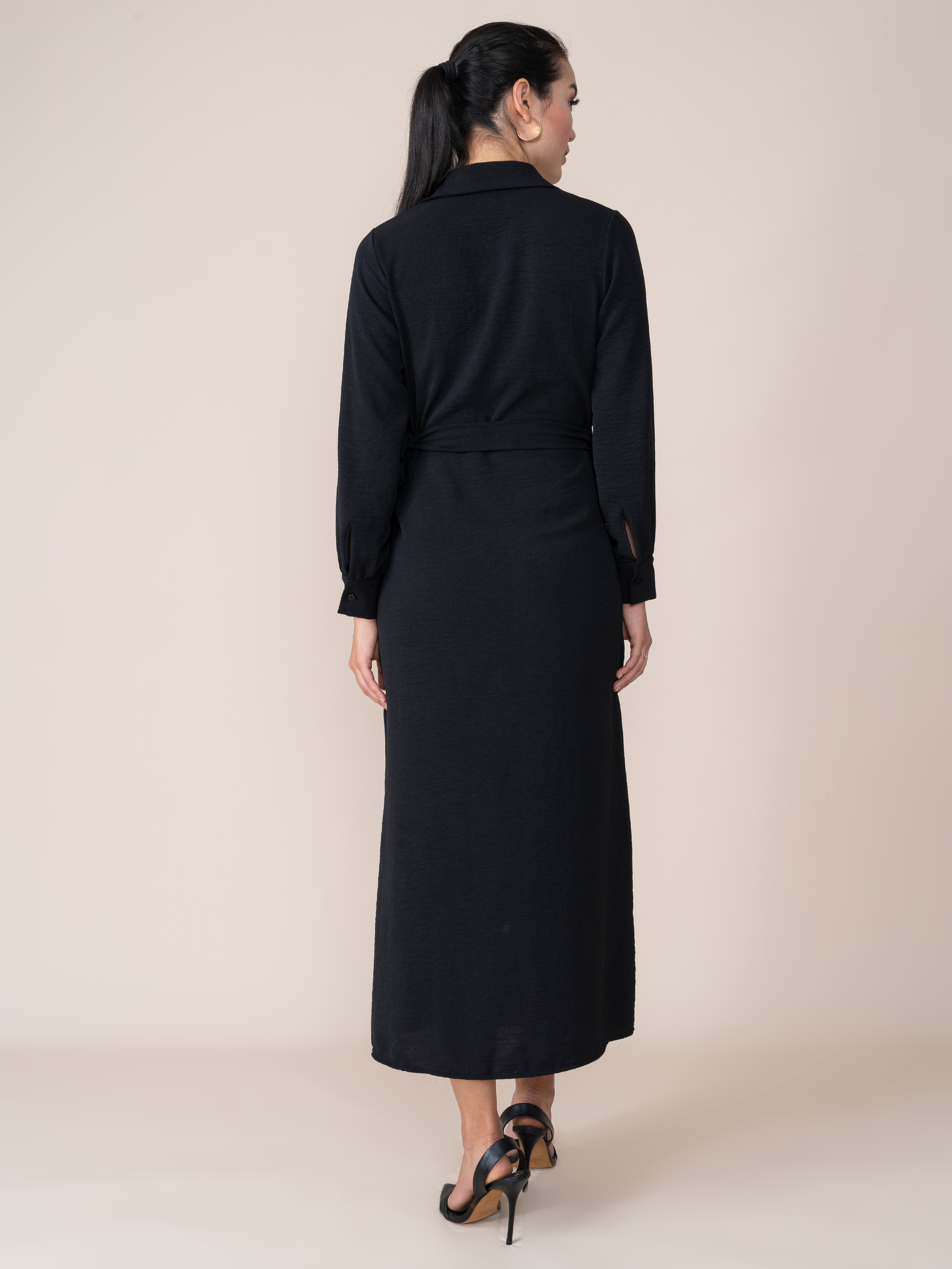 Vestido Envolvente Susana Negro