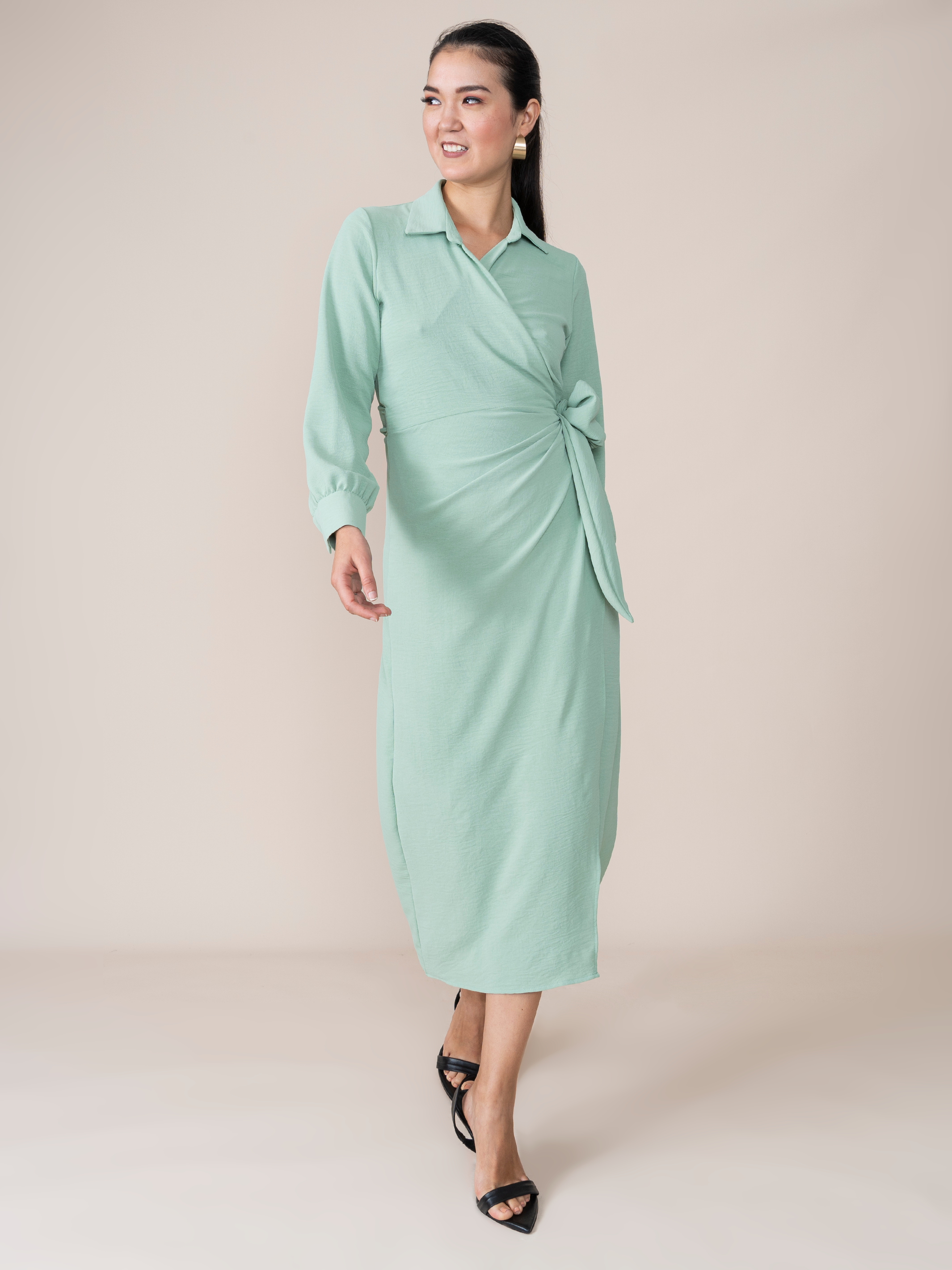 Vestido Envolvente Susana Verde