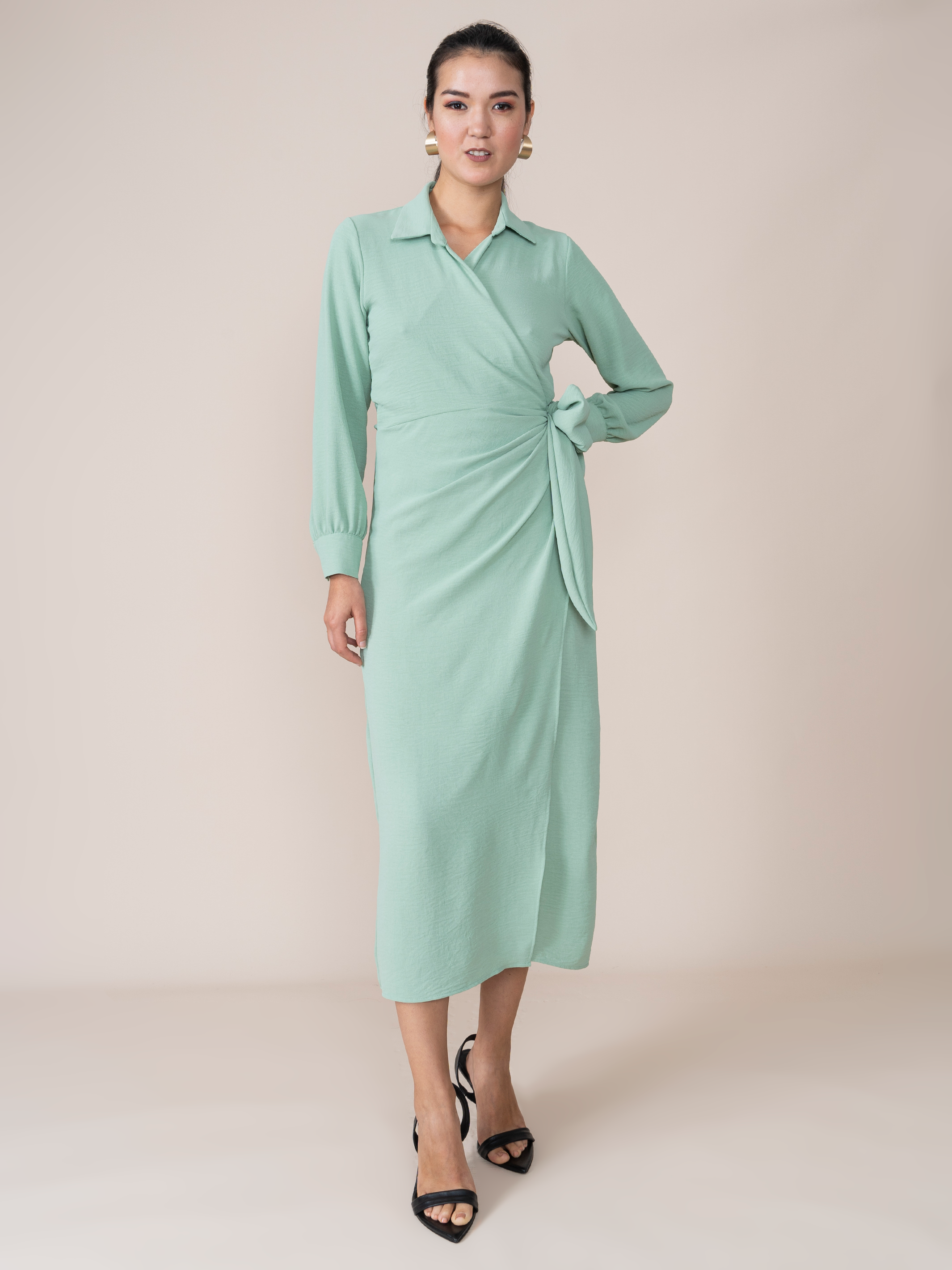 Vestido Envolvente Susana Verde