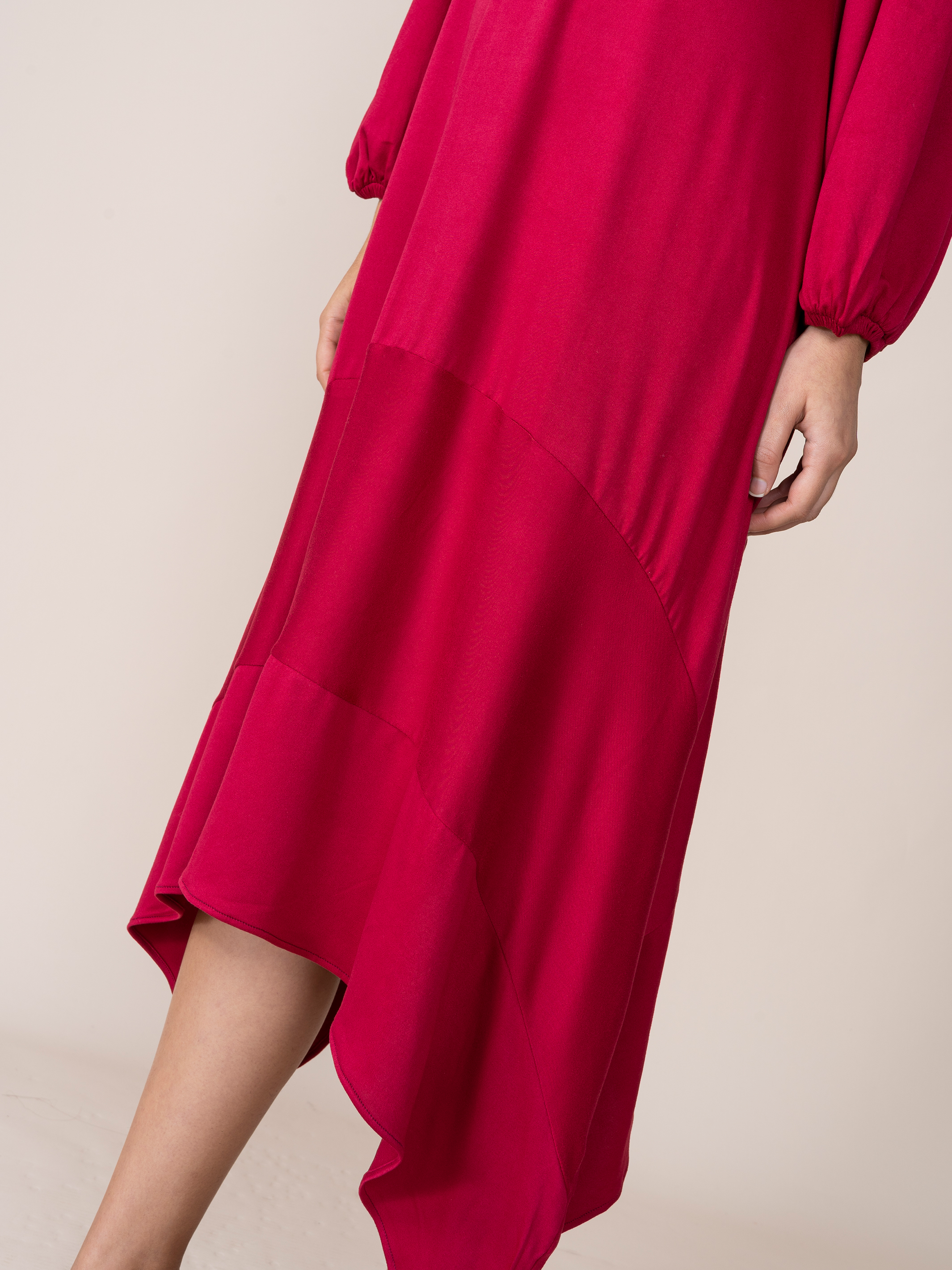 Vestido Dominga Guinda