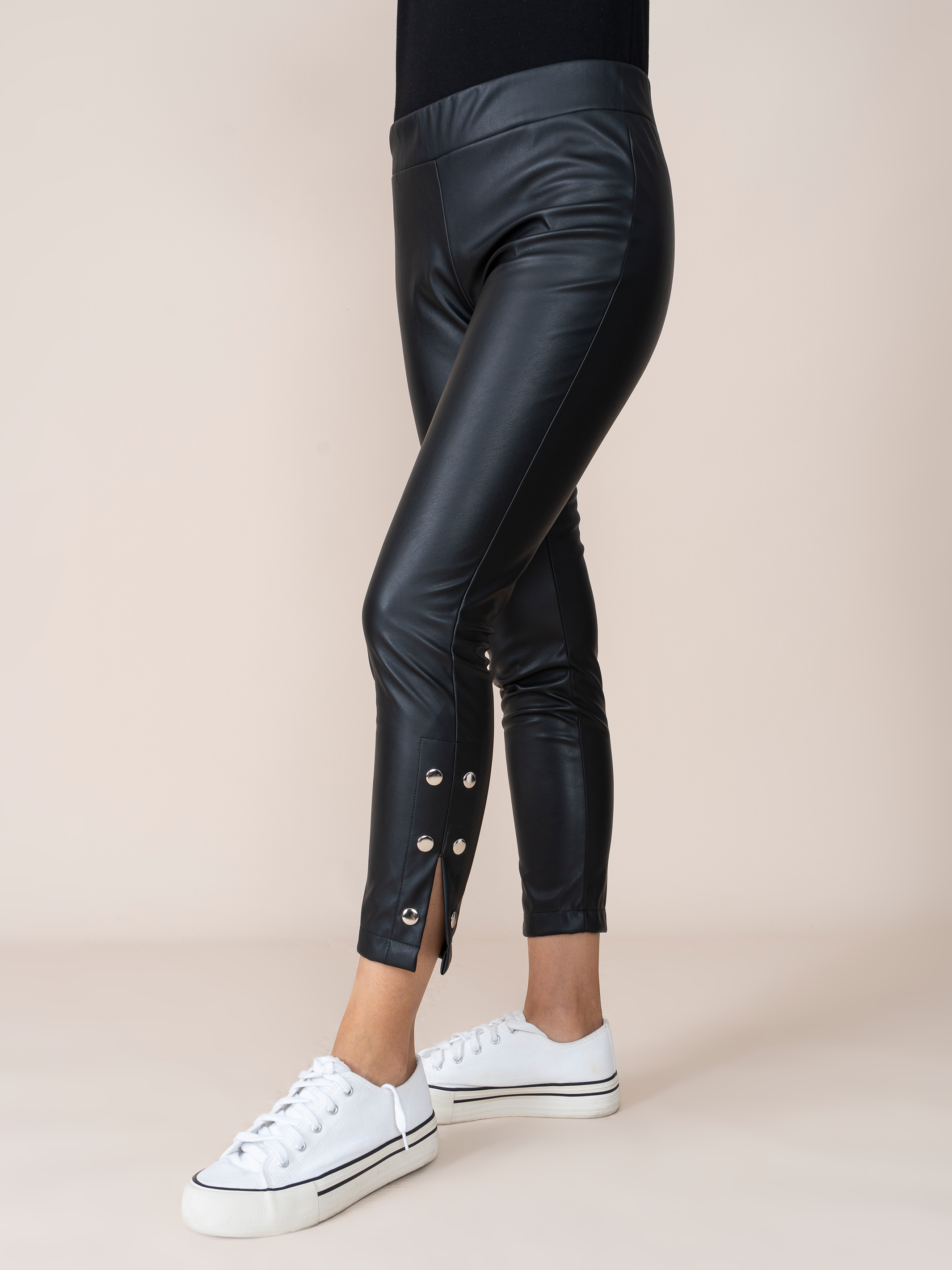 Leatherette Leggings Xime Black