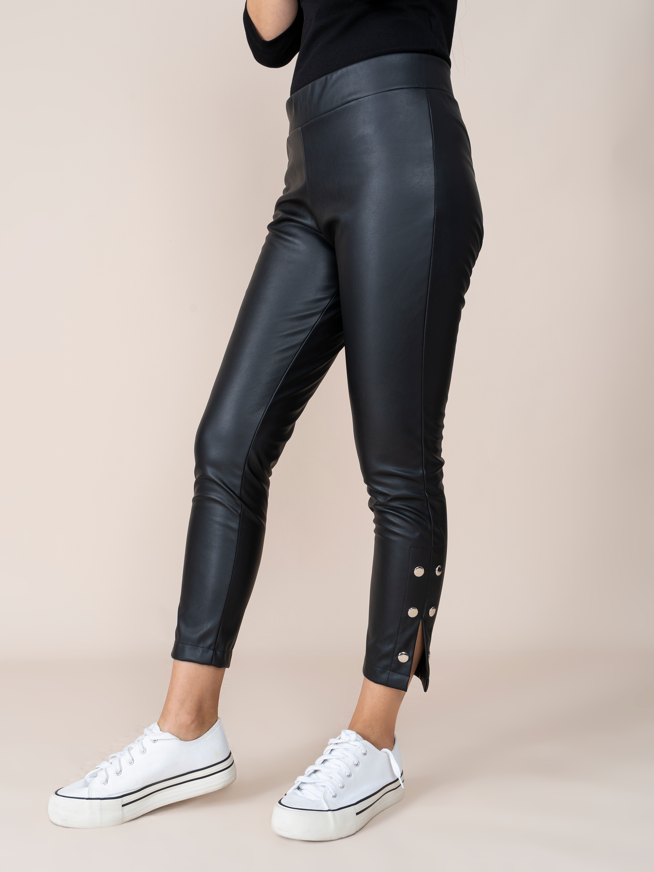 Leatherette Leggings Xime Black