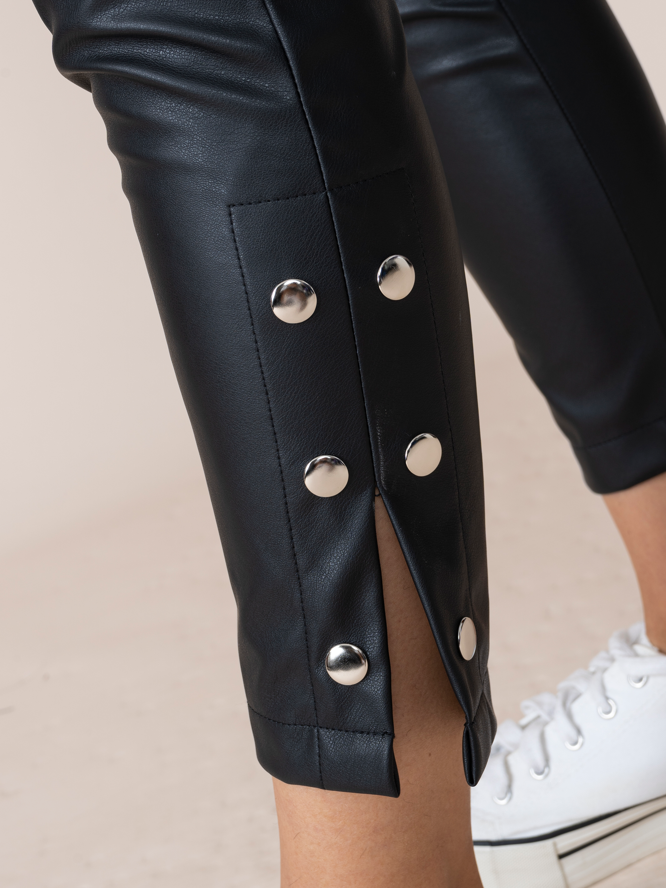 Leatherette Leggings Xime Black